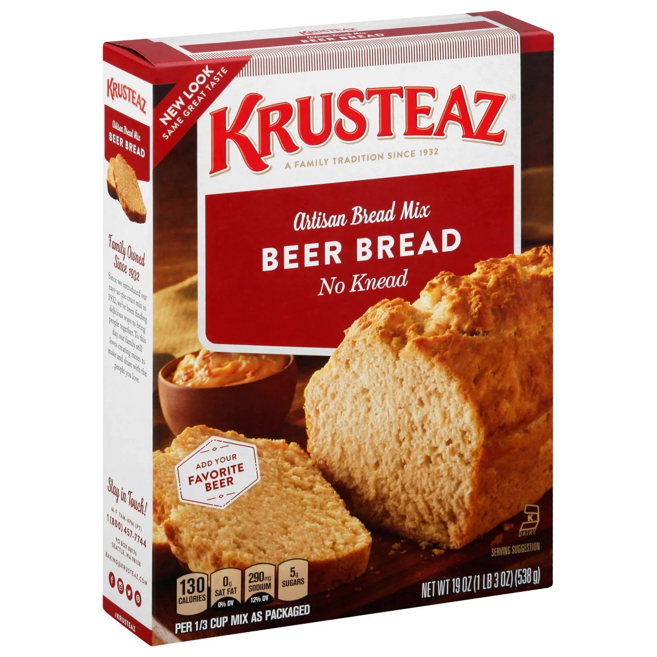 Krusteaz Original Beer Bread Artisan Bread Mix Shop Baking