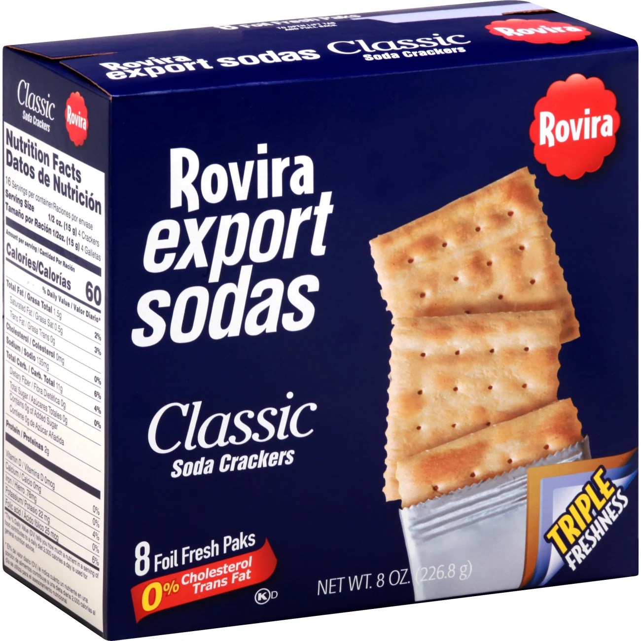 Rovira Export Sodas Fancy Crackers Shop Crackers & Breadsticks at HEB