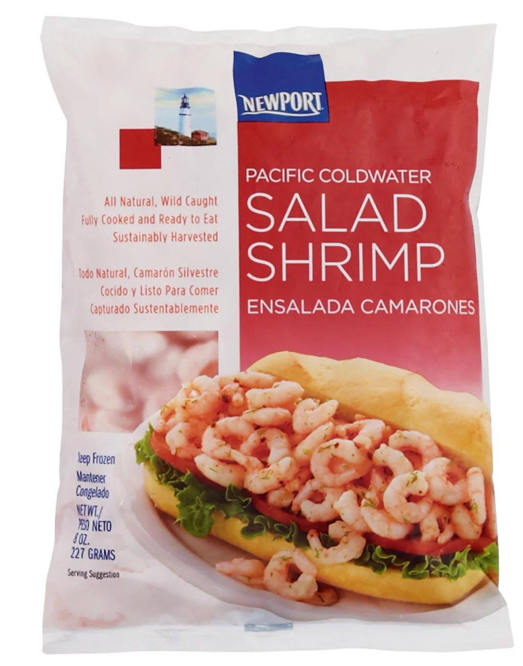 Newport Cooked Pacific Coldwater Salad Shrimp Shop Seafood at HEB