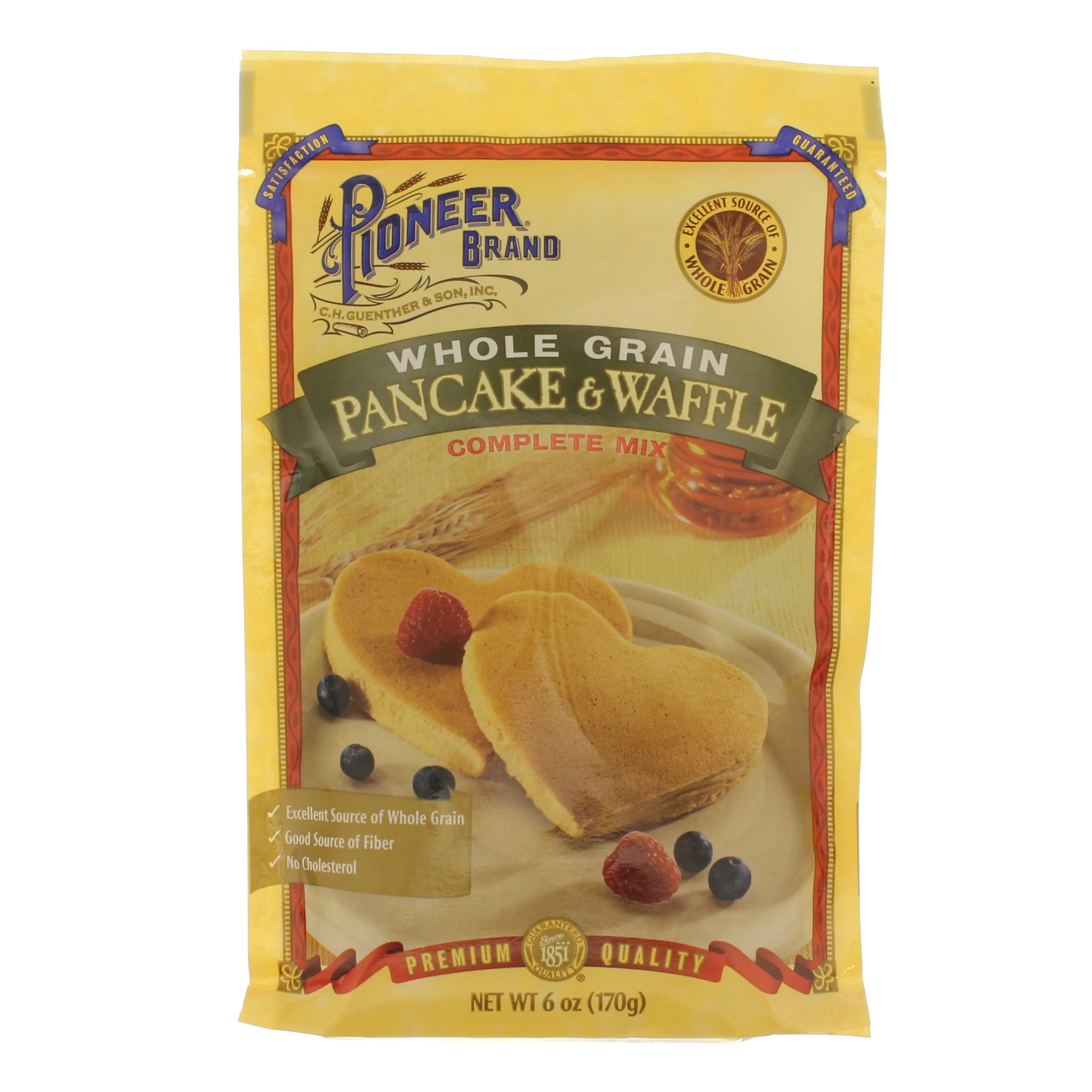 Pioneer Brand Whole Grain Pancake & Waffle Complete Mix Shop Pancake