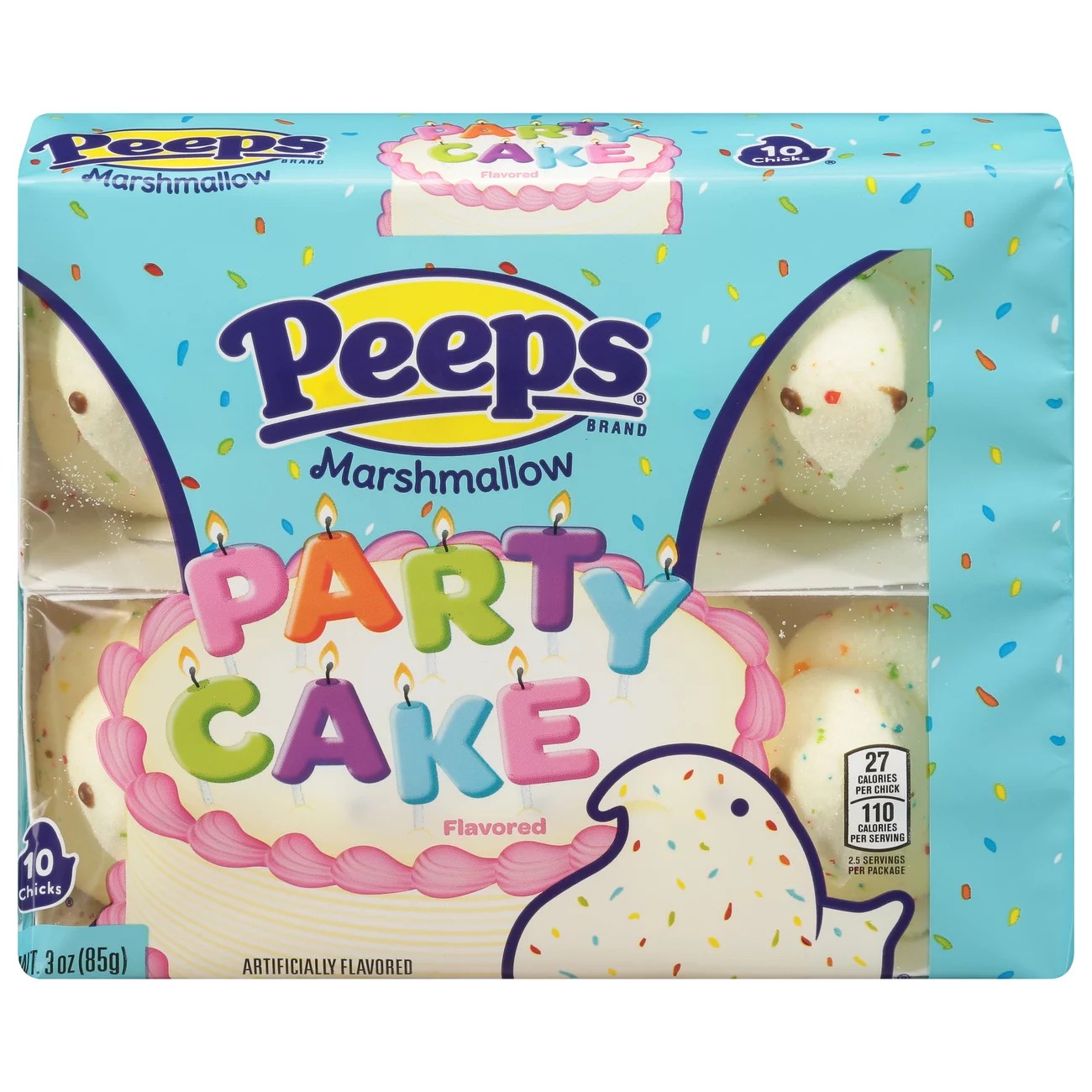 Peeps Party Cake Flavored Marshmallow Easter Chicks Shop Candy at HEB