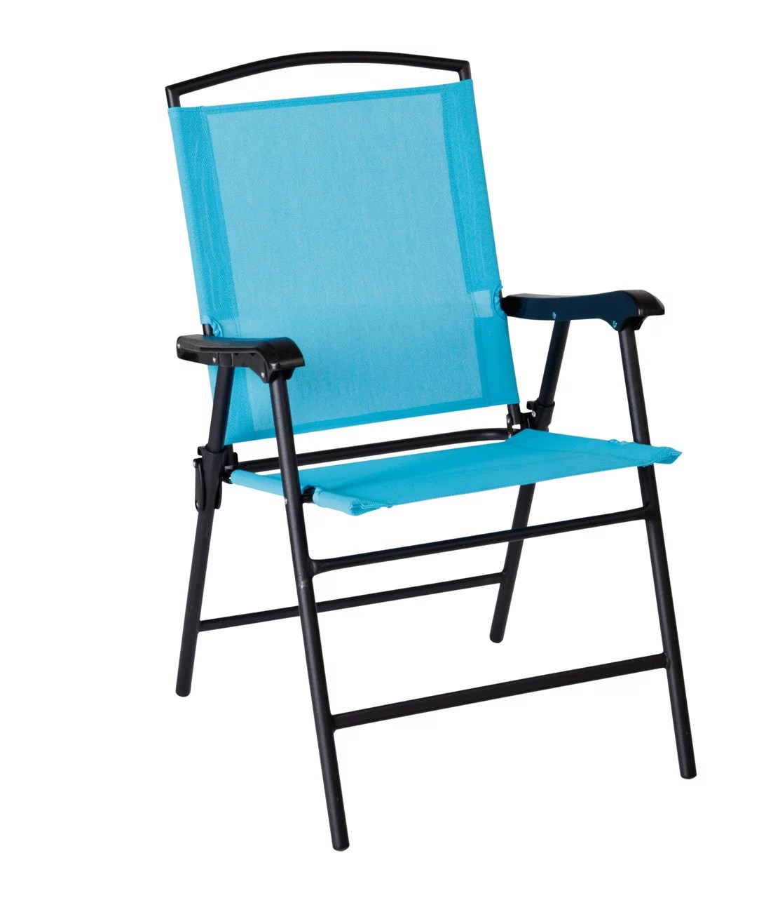 Outdoor Solutions Teal Folding Sling Chair Shop Patio & Outdoor at HEB