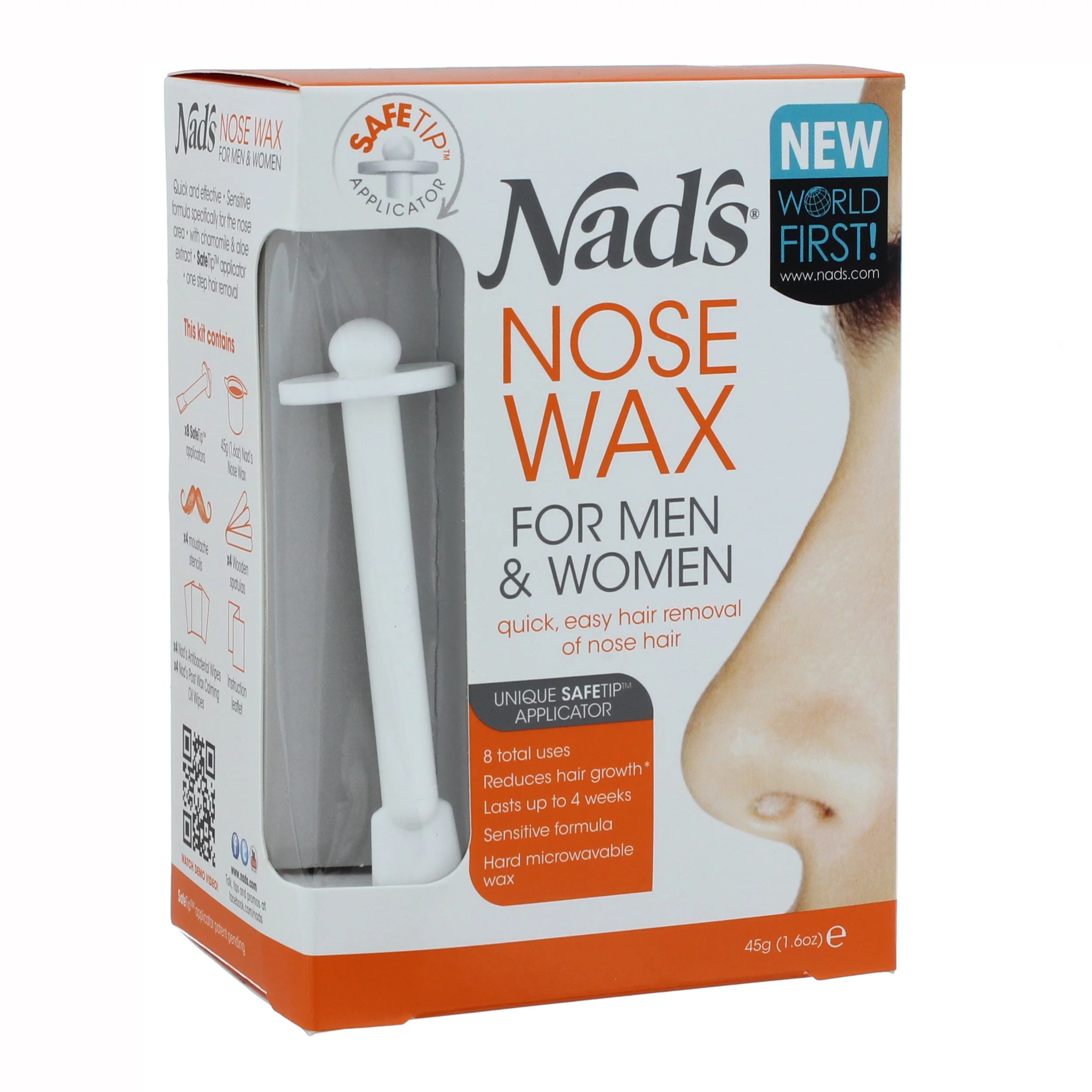Nad's Nose Wax Kit Shop Shaving & Hair Removal at HEB