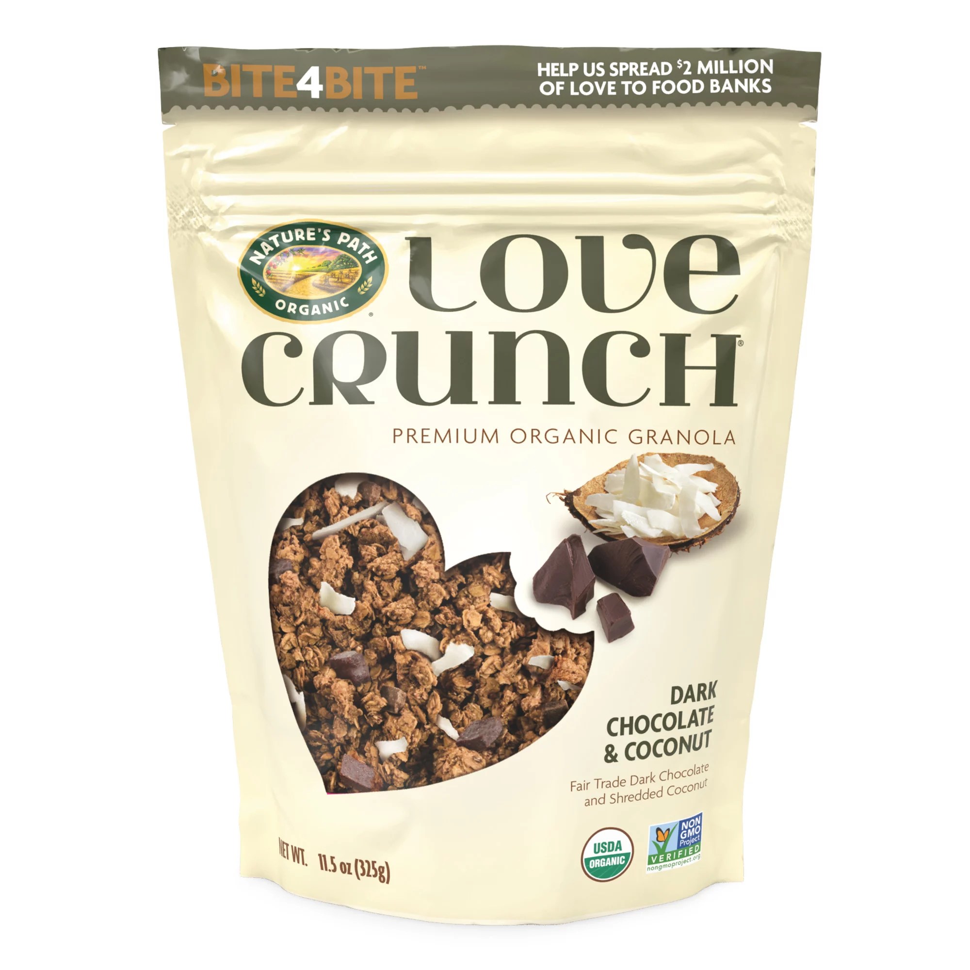Nature's Path Organic Love Crunch Fair Trade Dark Chocolate Macaroon