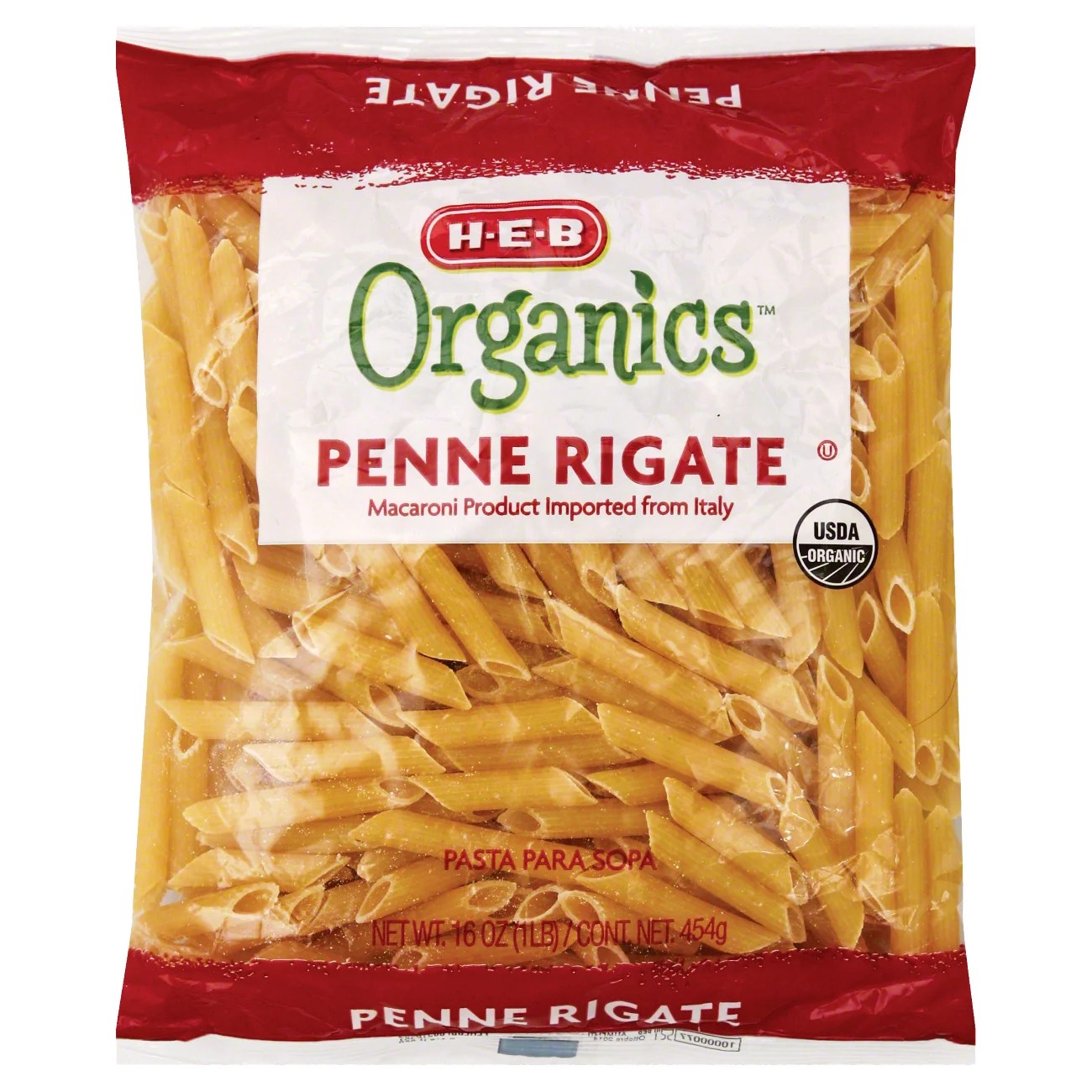 HEB Organics Penne Rigate Shop Pasta & Rice at HEB