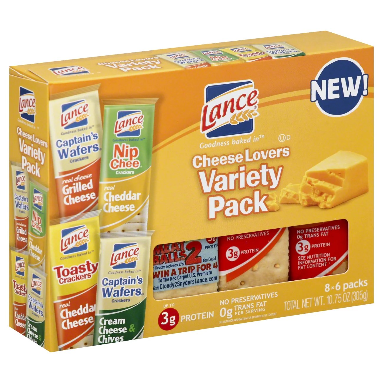 Lance Cheese Lovers Variety Pack Shop Snacks & Candy at HEB