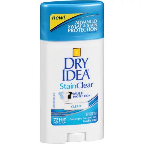 Dry Idea Stain Clear Clean Invisible Solid Deodorant & Antiperspirant