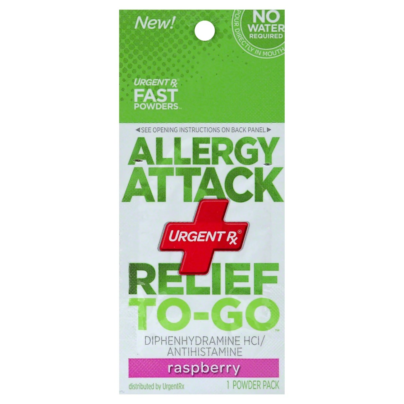 Urgent RX Allergy Attack Relief ToGo Raspberry Travel Size Shop