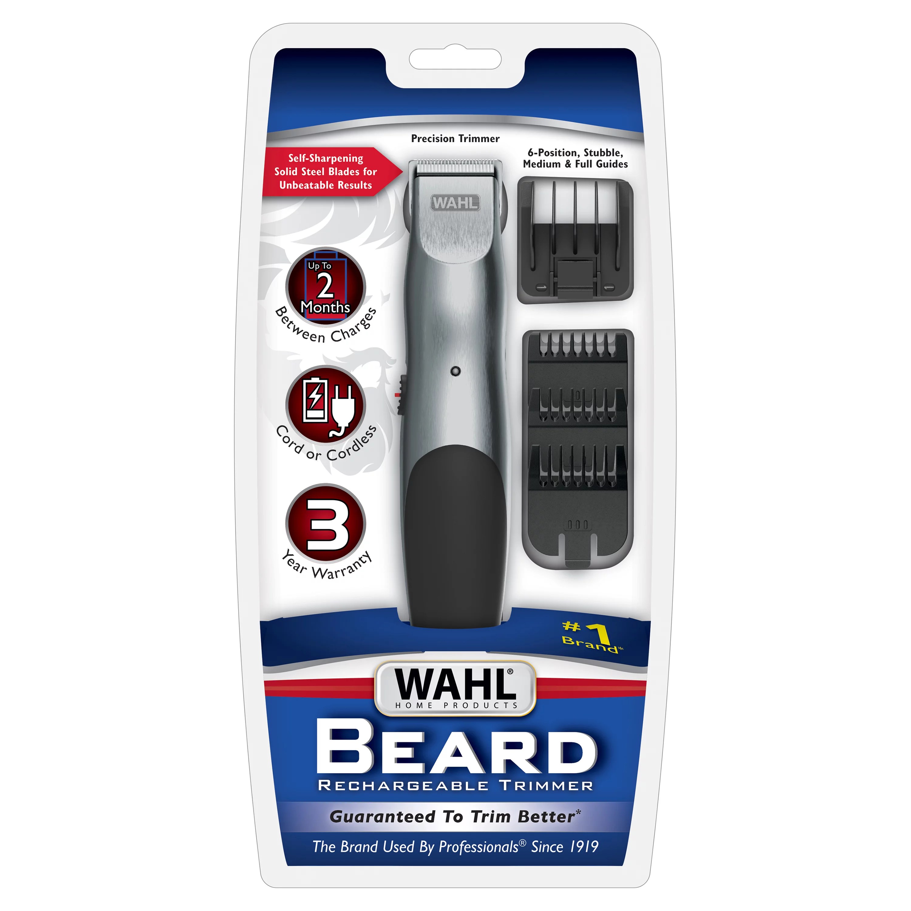 Wahl Cord/Cordless Rechargeable Beard Trimmer - Shop Shaving & Hair