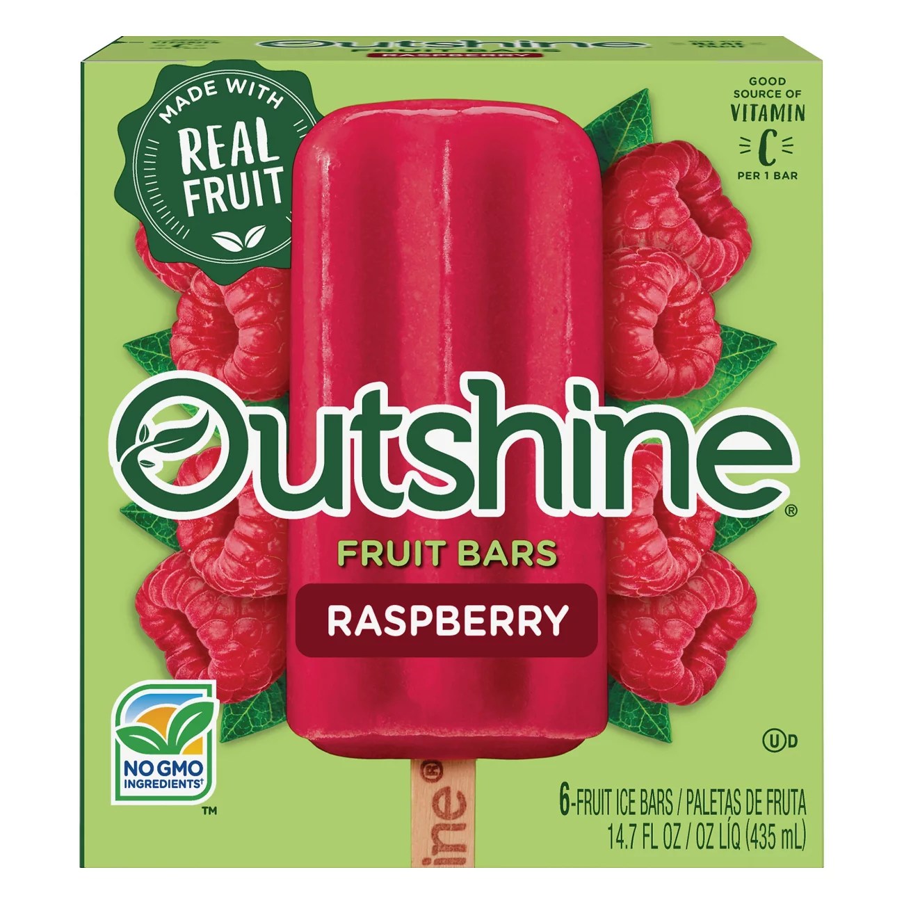 Outshine Raspberry Fruit Bars Shop Bars & Pops at HEB