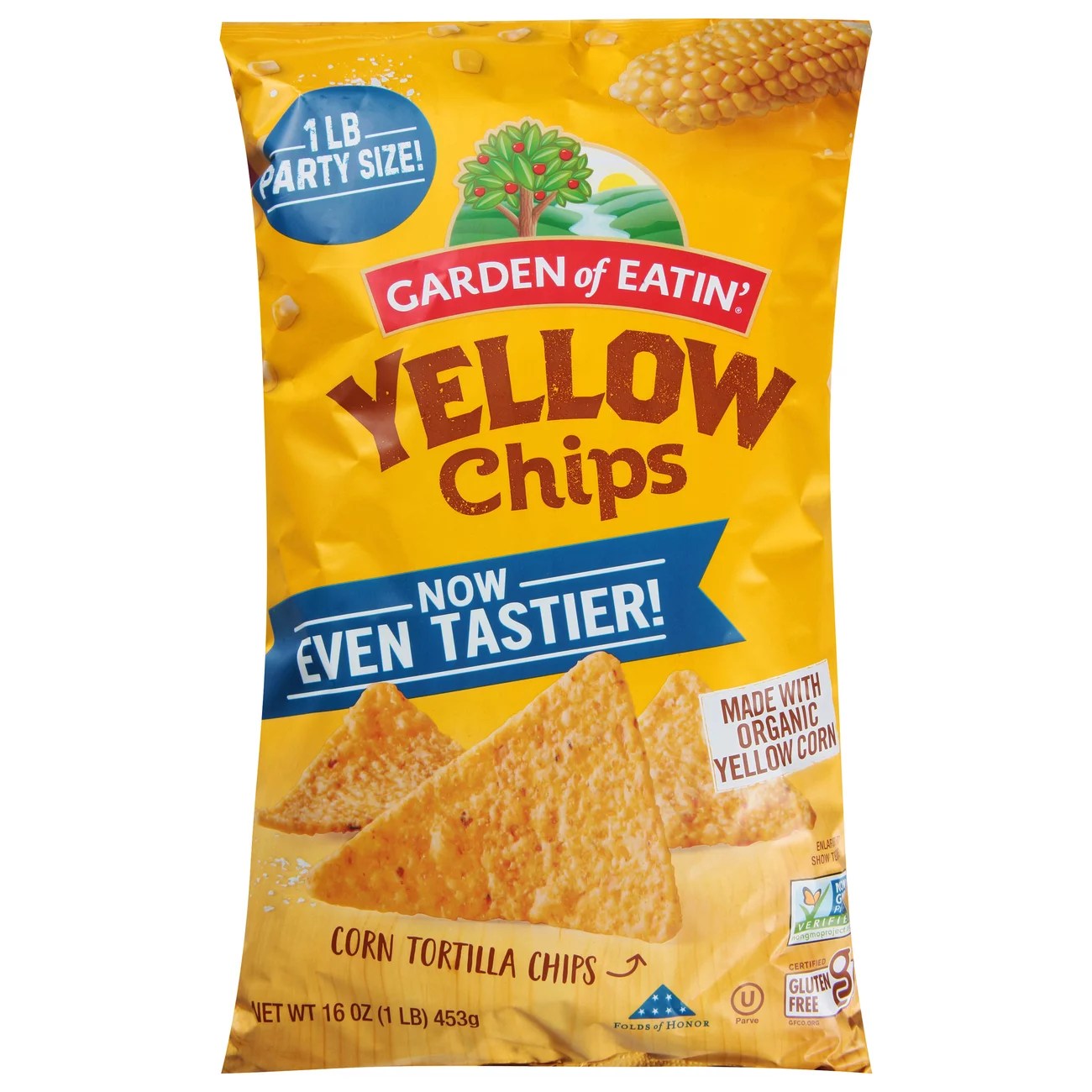 Garden of Eatin Yellow Corn Tortilla Chips Party Size Shop Chips at HEB