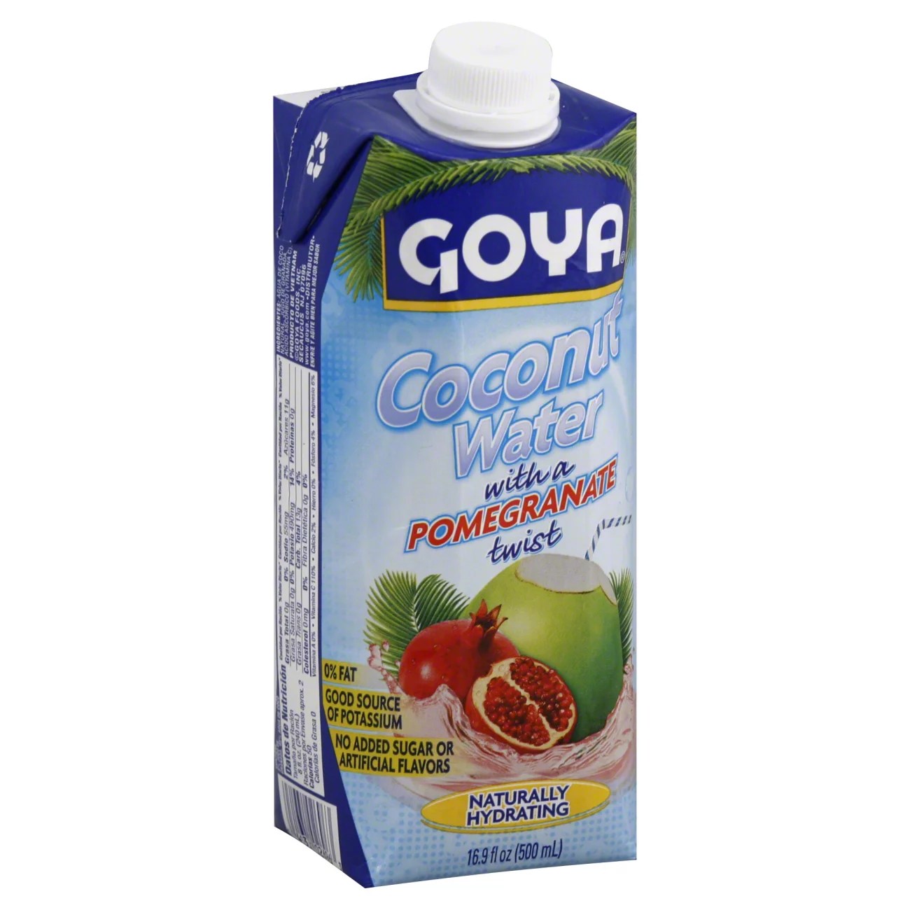 Goya Coconut Water With A Pomegranate Twist Shop Coconut Water at HEB