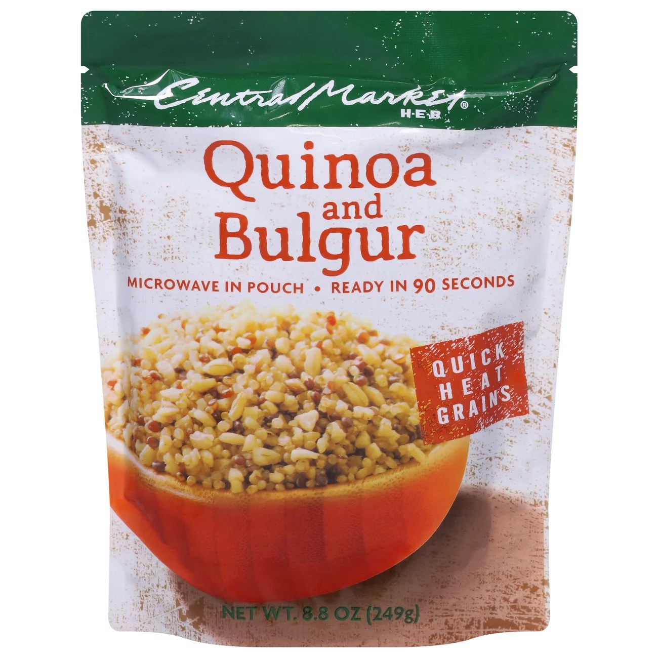 Central Market Quick Heat Quinoa and Bulgur Shop Rice & grains at HEB