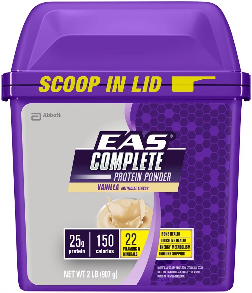 EAS Eas Complete Protein Nutrition Shake Mix Vanilla Shop Diet