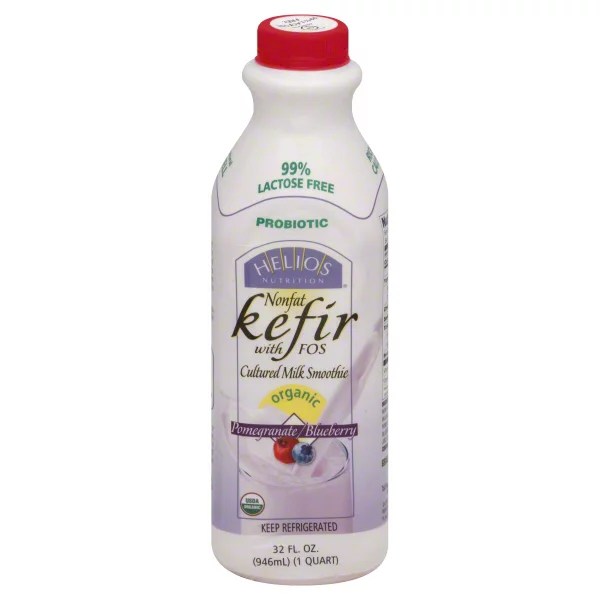 Helios Organic Pomegranate Blueberry Honey Kefir Shop Yogurt at HEB