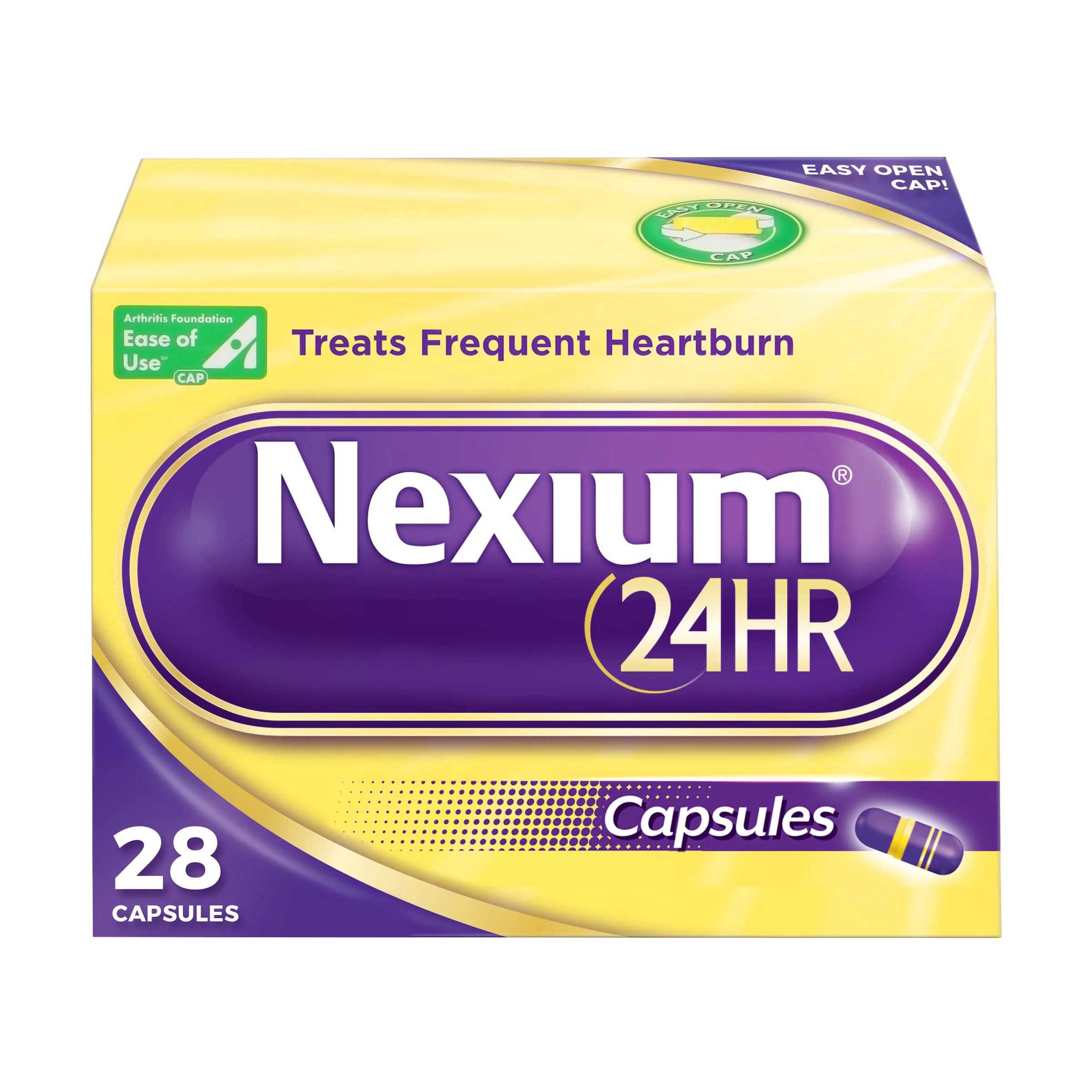 Nexium 24HR Esomeprazole Acid Reducer and Heartburn Relief Capsules