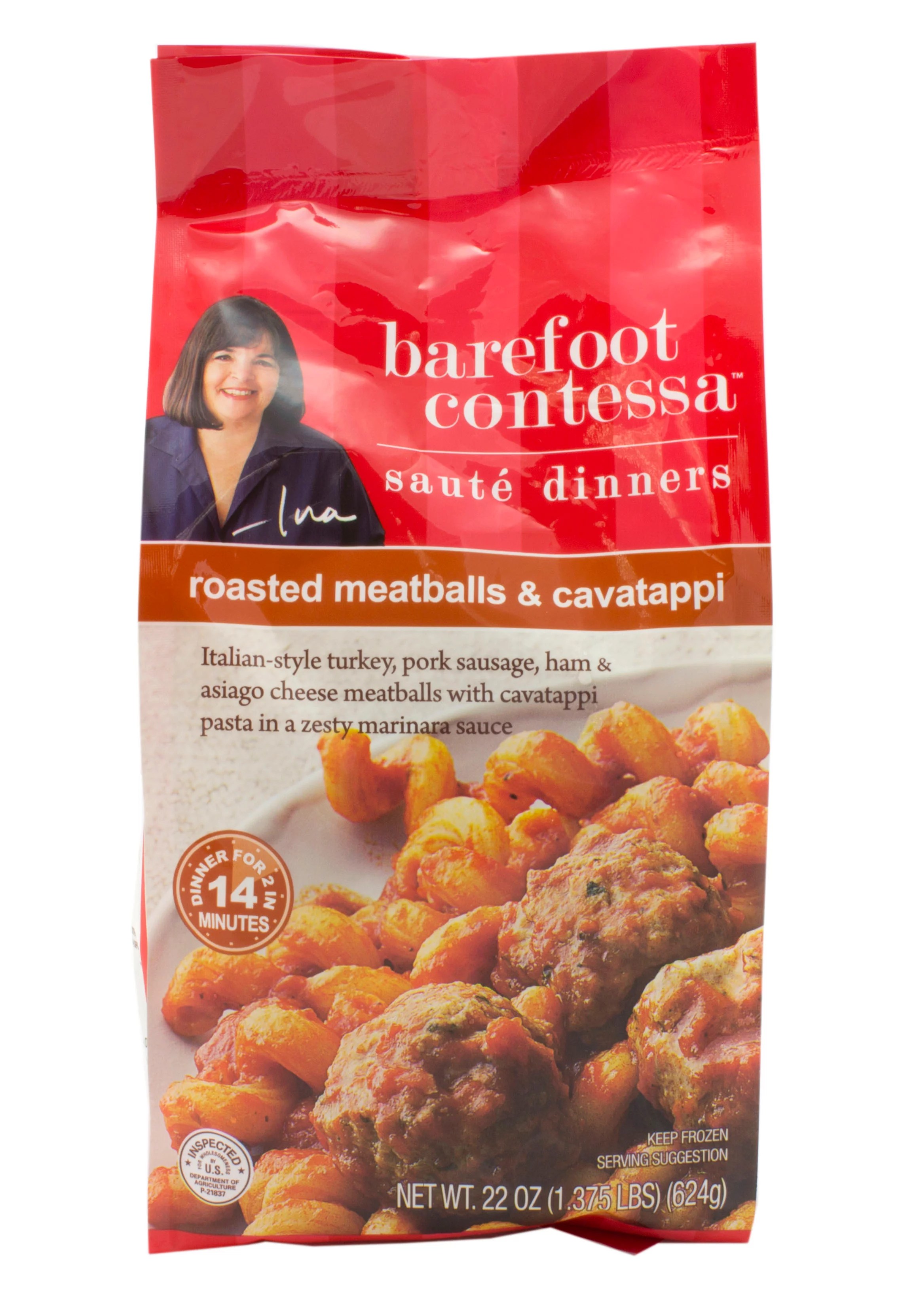 Barefoot Contessa Saute Dinners Roasted Meatballs and Cavatappi Shop Entrees & Sides at HEB
