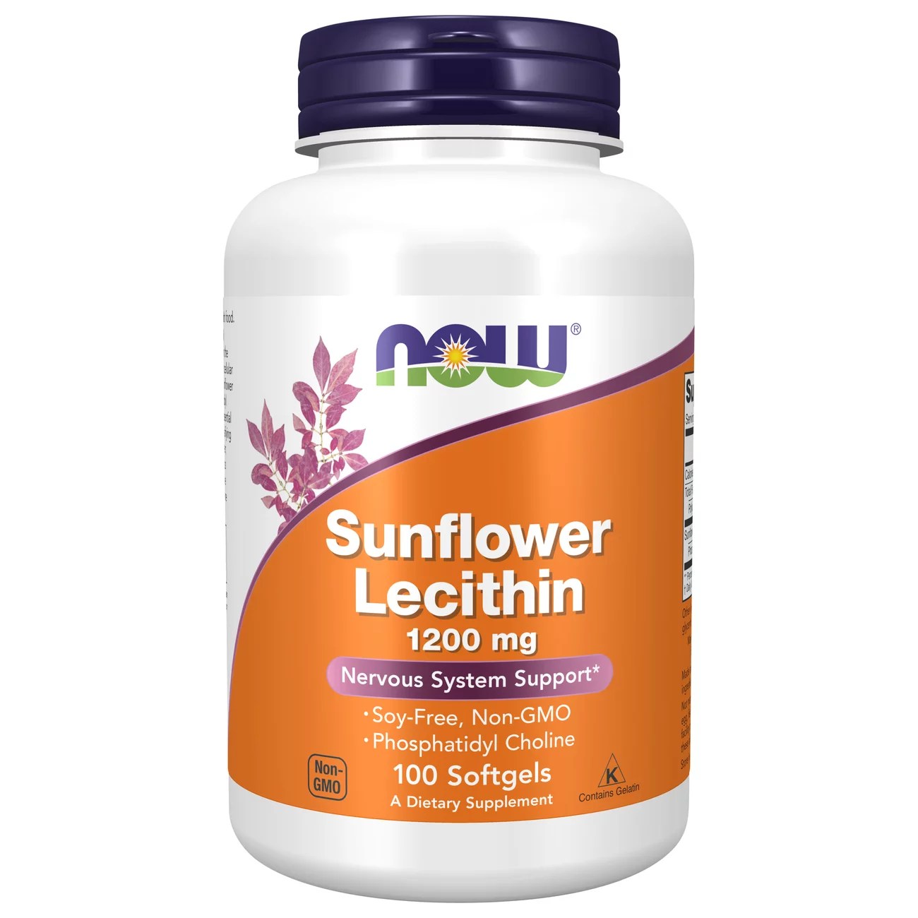 Now Sunflower Lecithin 1200MG Shop Herbs & Homeopathy at HEB
