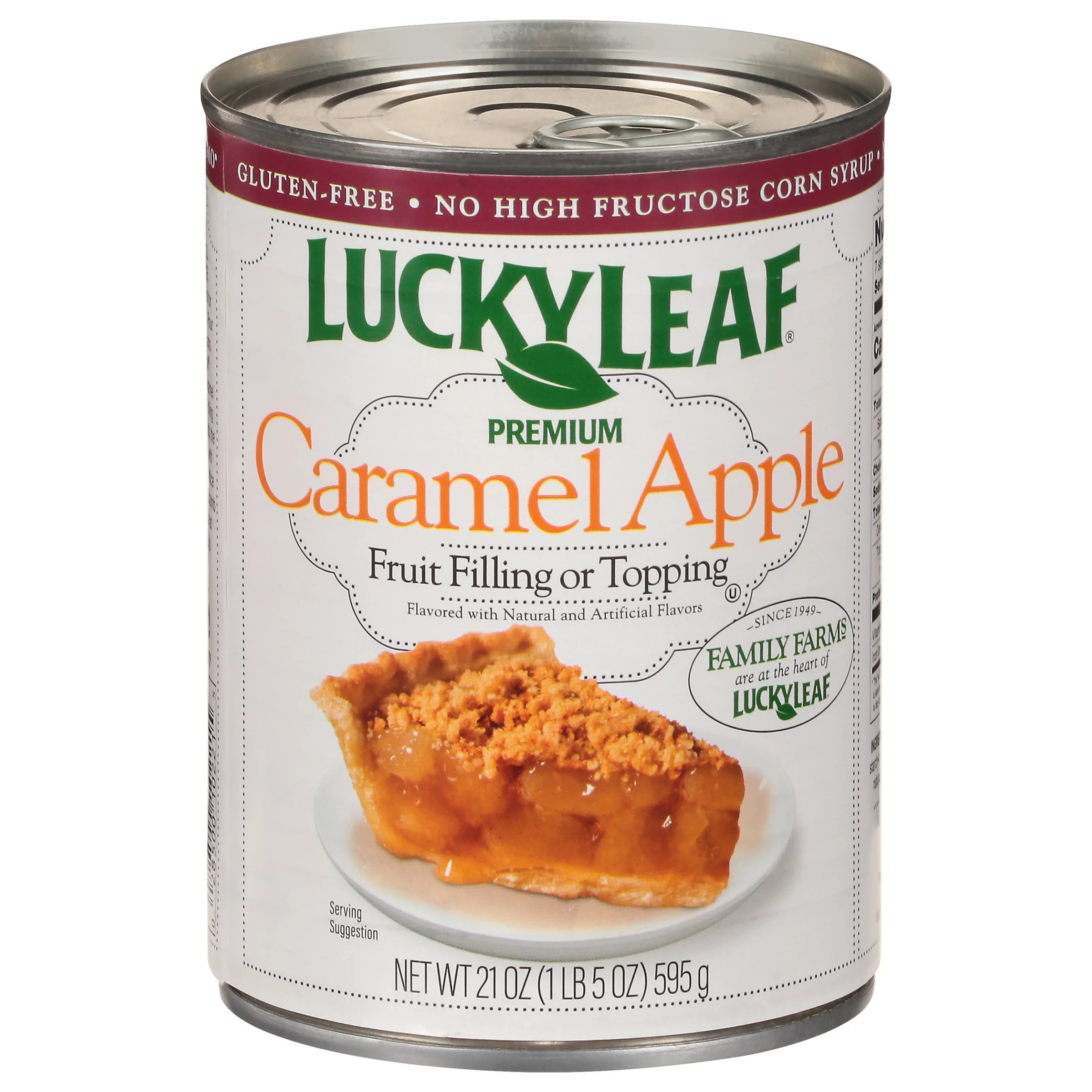 Lucky Leaf Premium Caramel Apple Pie Filling & Topping Shop Pie