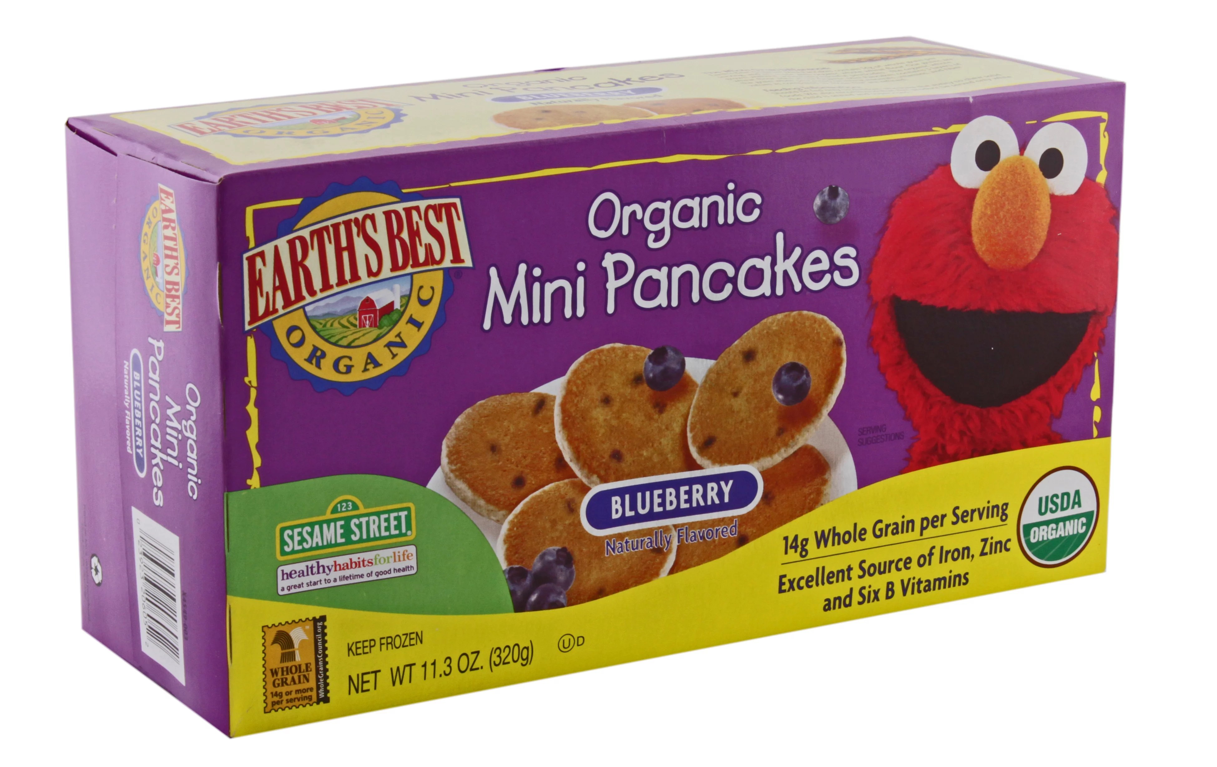 Earths Best Organic Blueberry Mini Pancakes Shop Earths Best Organic