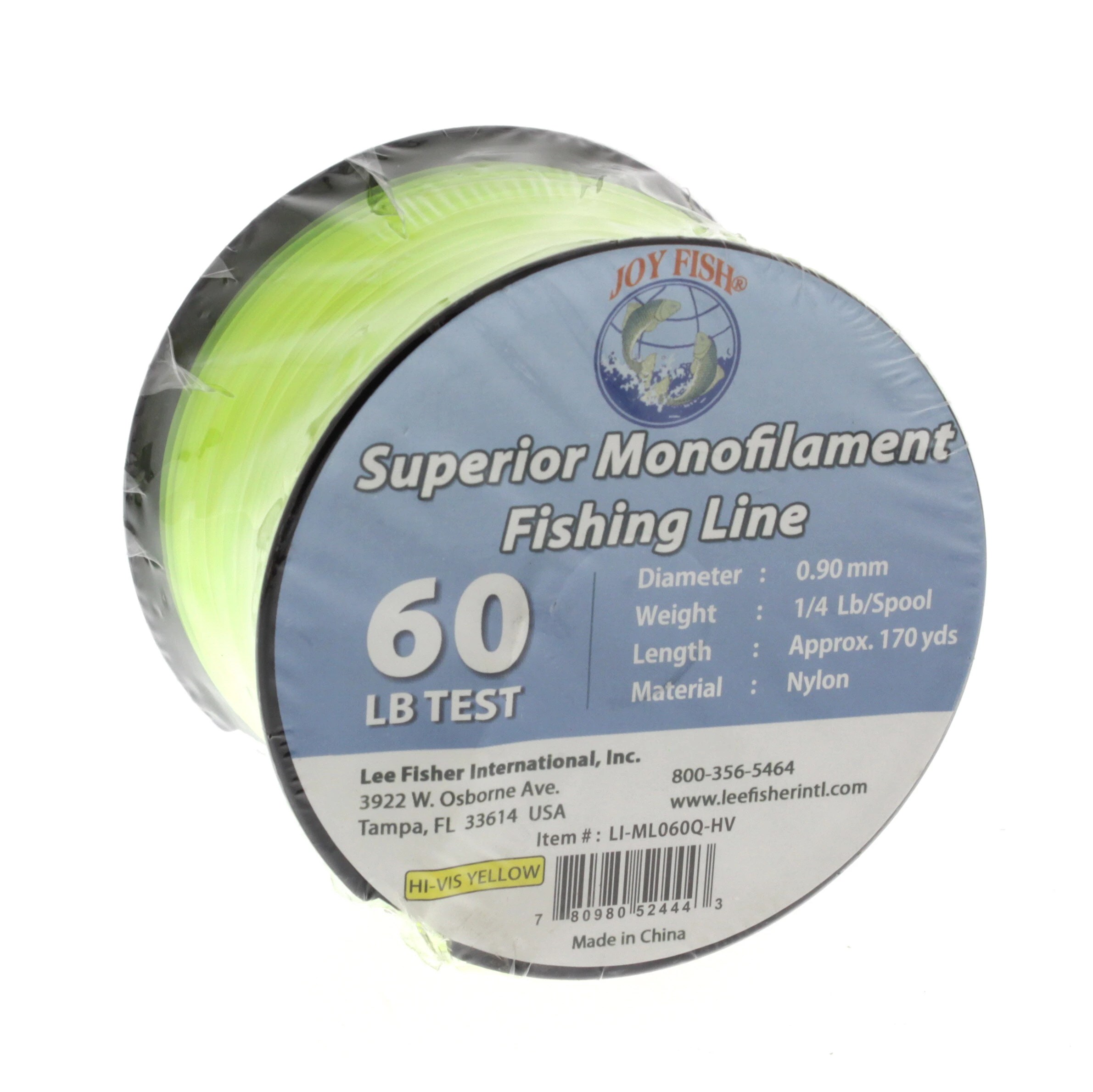 Lee Fisher Superior Monofilament Fishing Line Yellow 60 LB Shop Patio