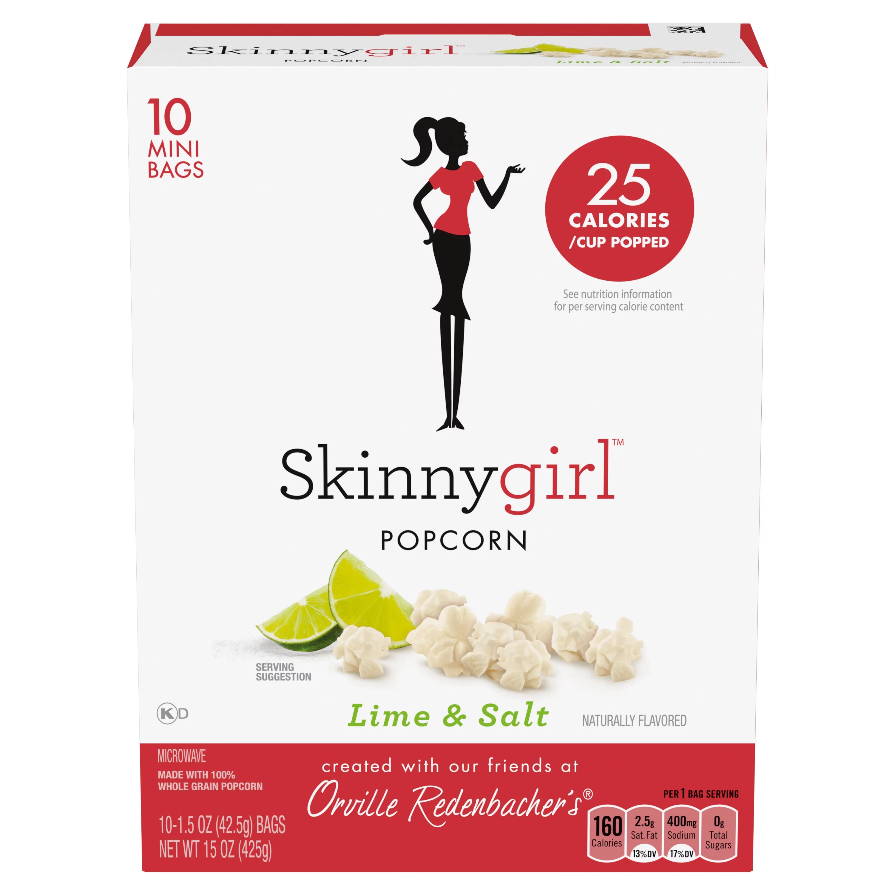 Orville Redenbacher's Skinnygirl Lime & Salt Microwave Popcorn Mini Bags Shop Popcorn at HEB