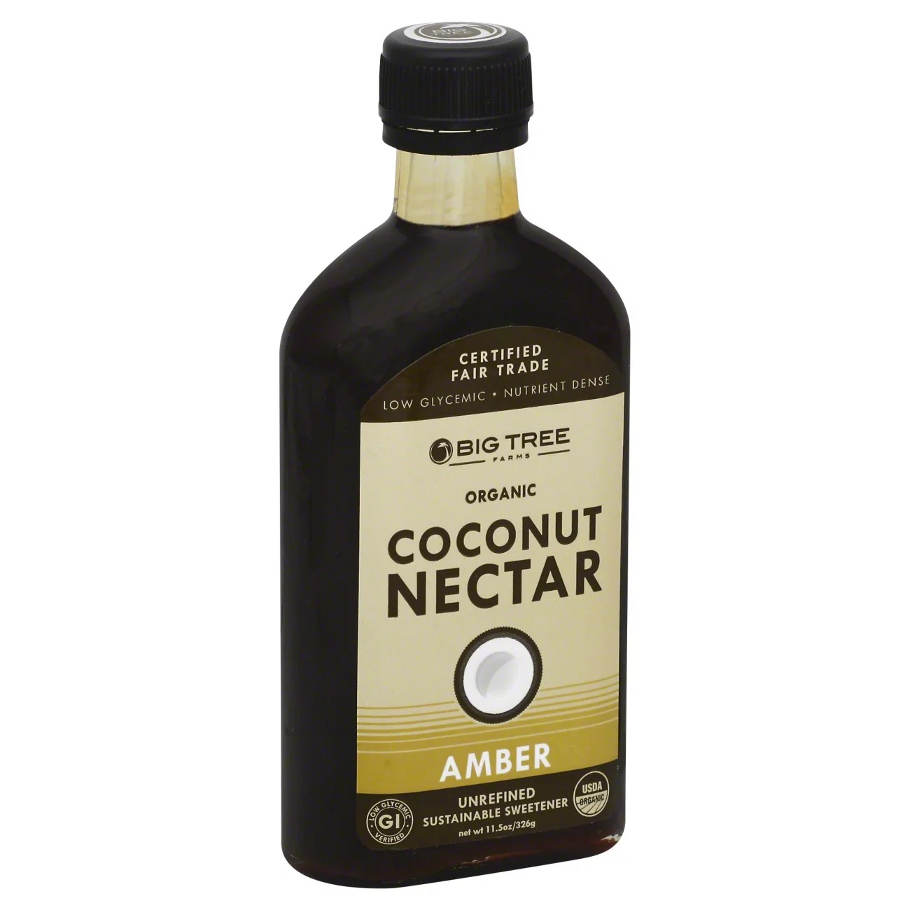 Big Tree Farms Organic Coconut Nectar Amber Shop Sugar Substitutes at