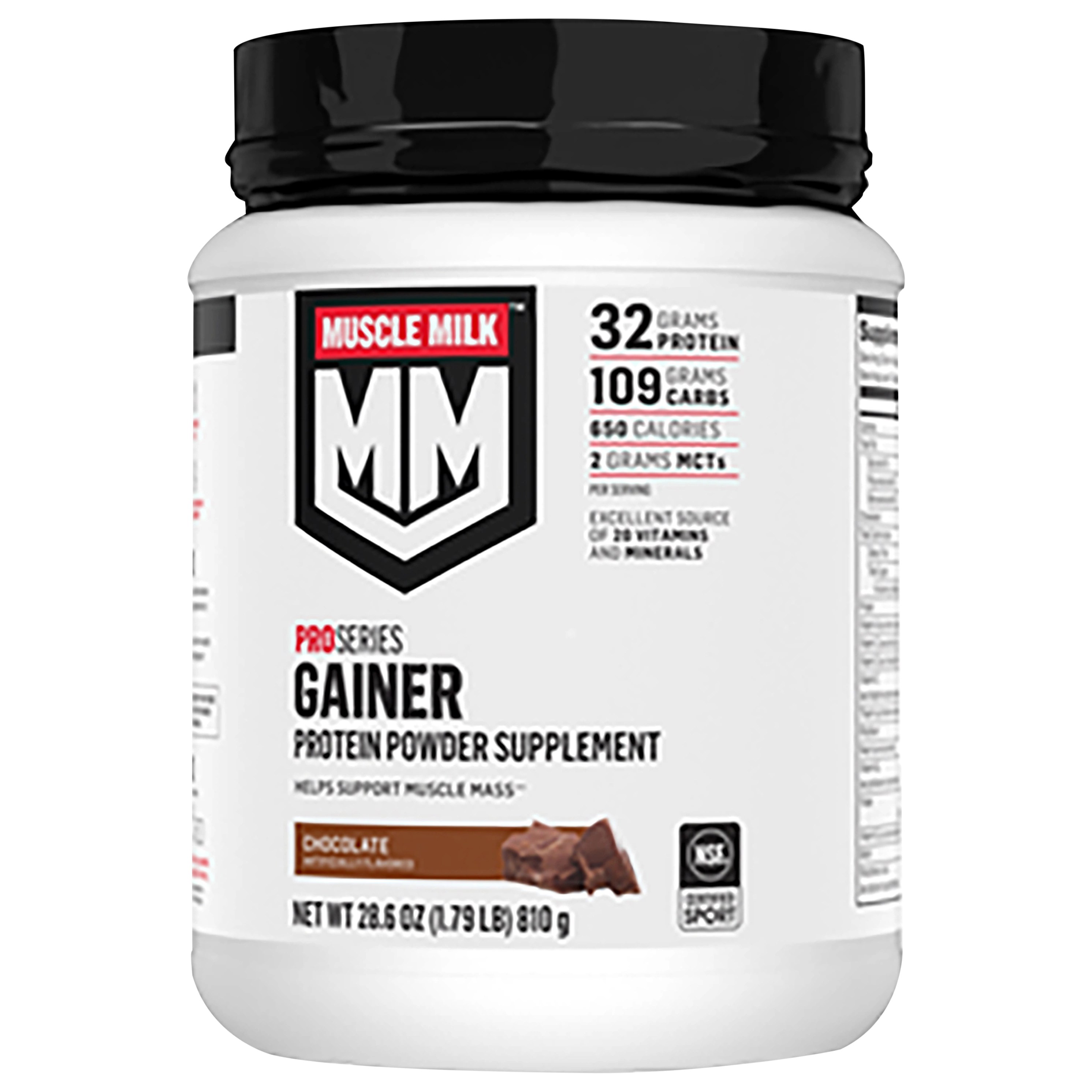 Muscle Milk Gainer Protein Powder Drink Mix, Chocolate