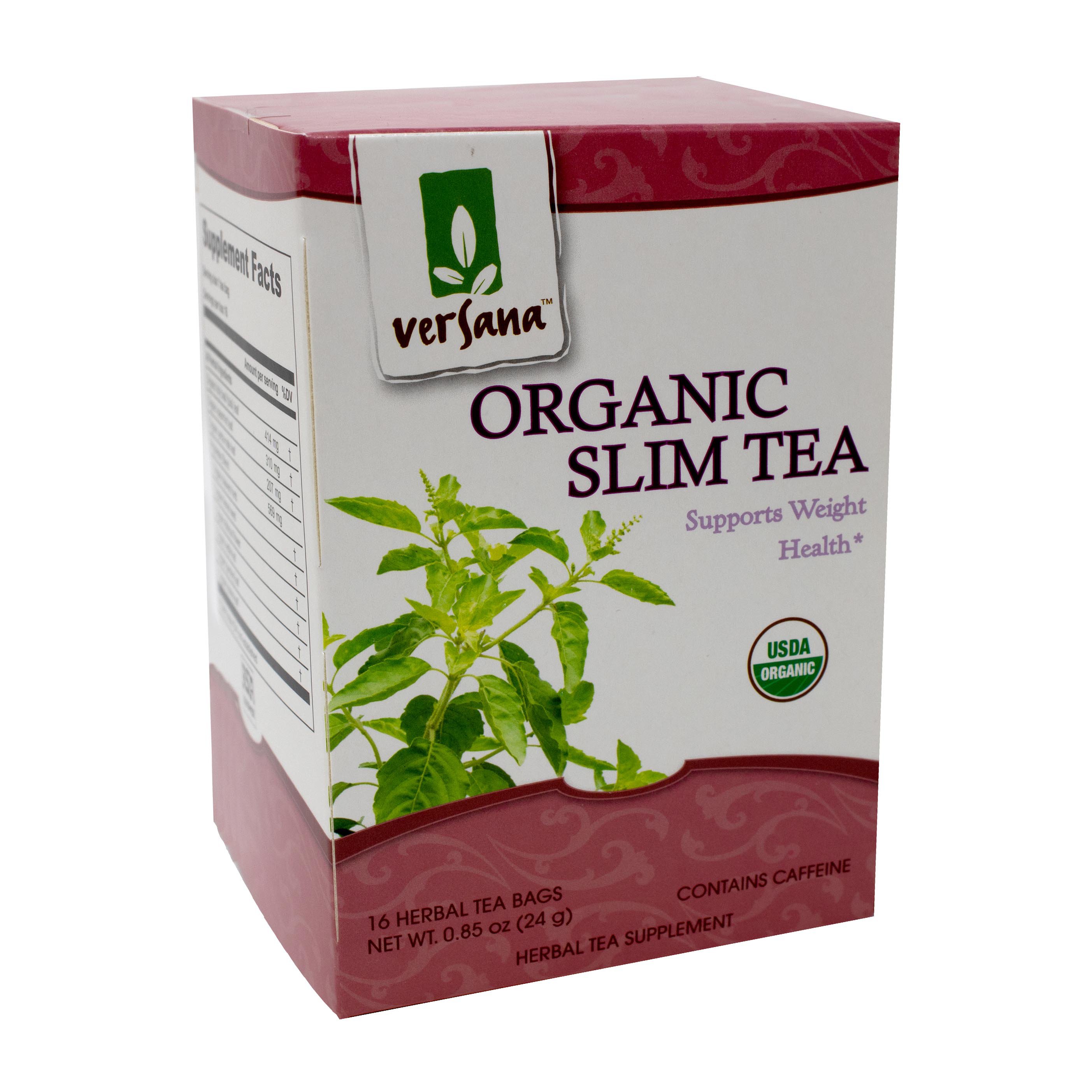 Versana Organic Slim Tea Bags Shop Tea at HEB
