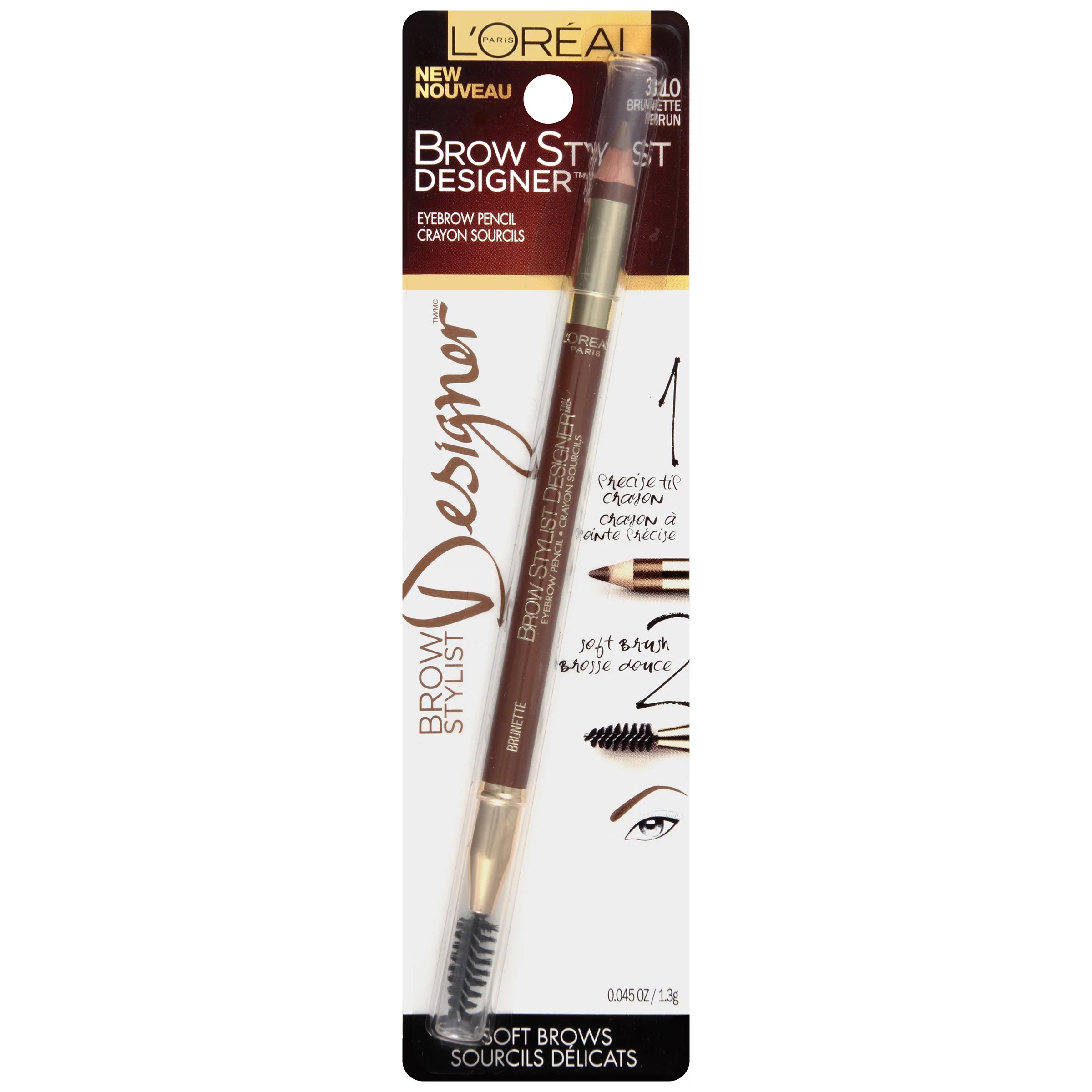 L'Oreal Paris Brow Stylist Designer Brow Pencil, Shop Eyes