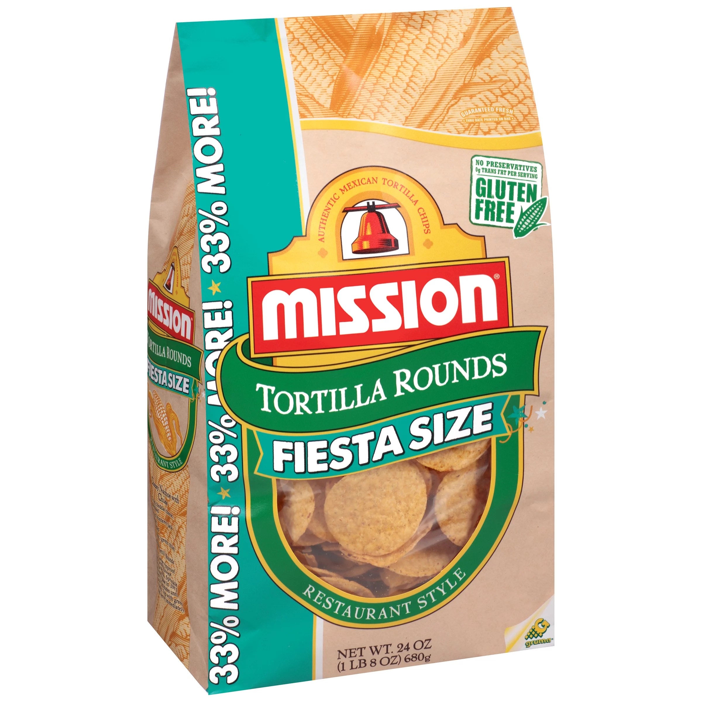 Mission Tortilla Rounds Fiesta Size Restaurant Style - Shop Snacks