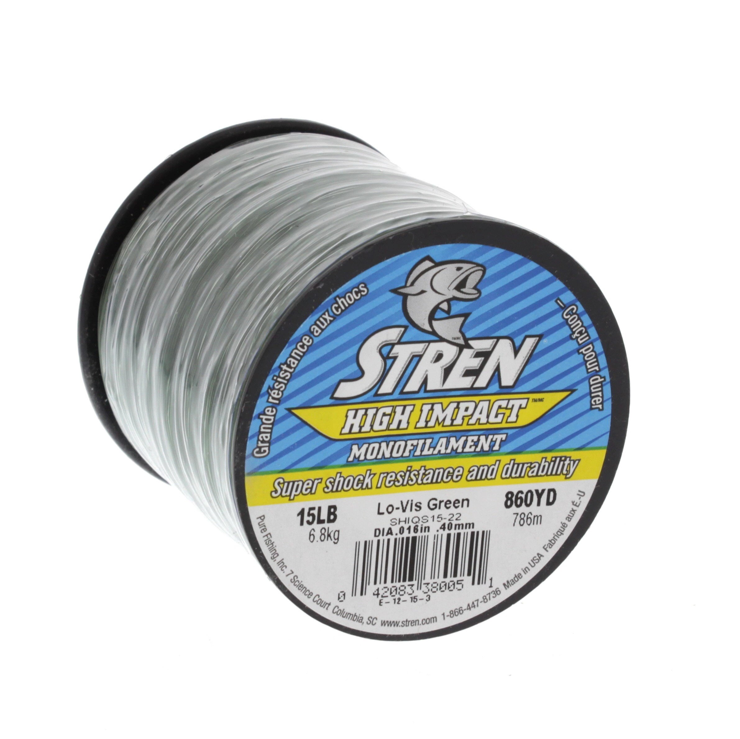 Stren High Impact Monofilament , Green 15 Lb Shop Patio & Outdoor at