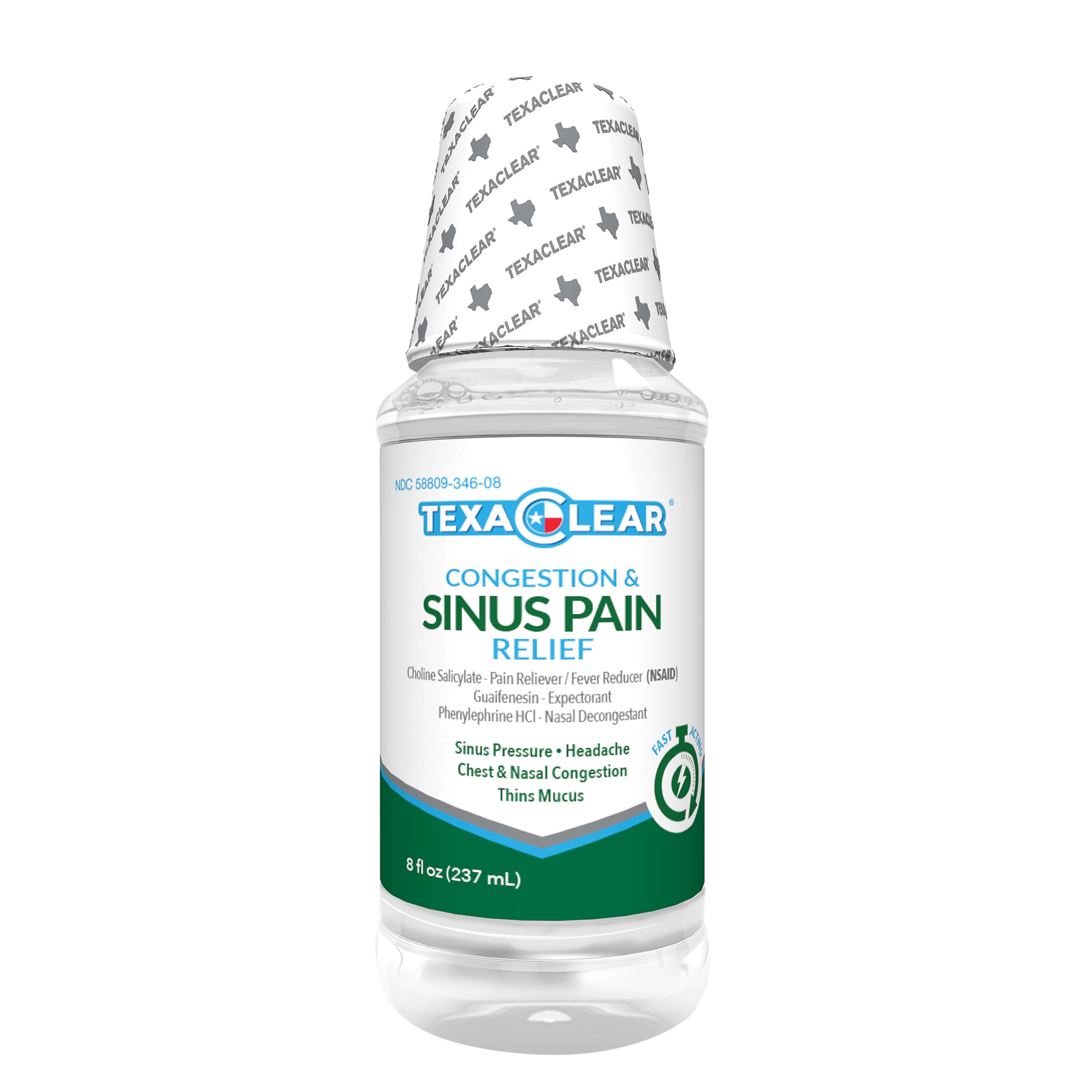 TexaClear Congestion & Pain Sinus Relief Liquid Shop Sinus & Allergy