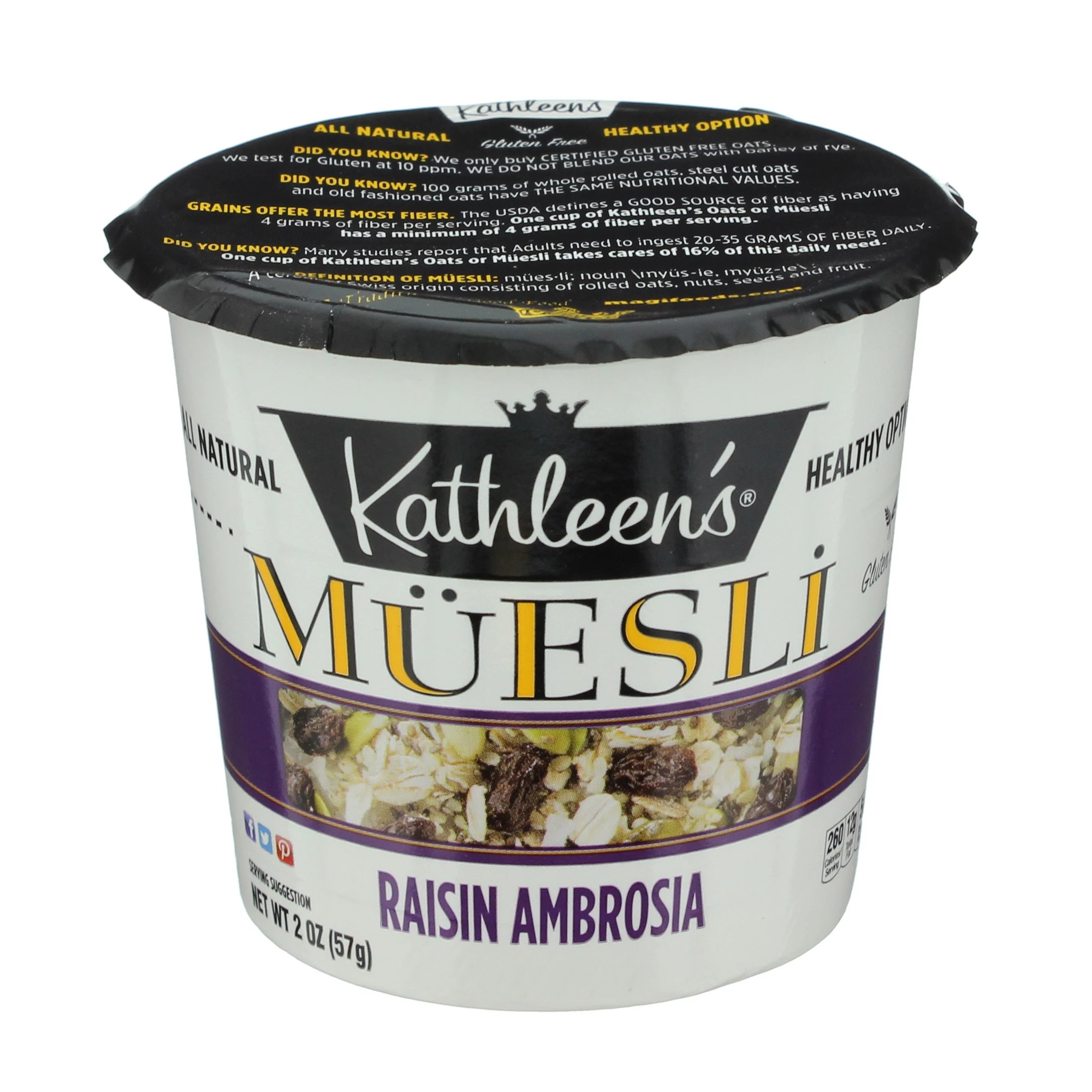 Kathleen's Muesli, Raisin Ambrosia Shop Cereal & Breakfast at HEB