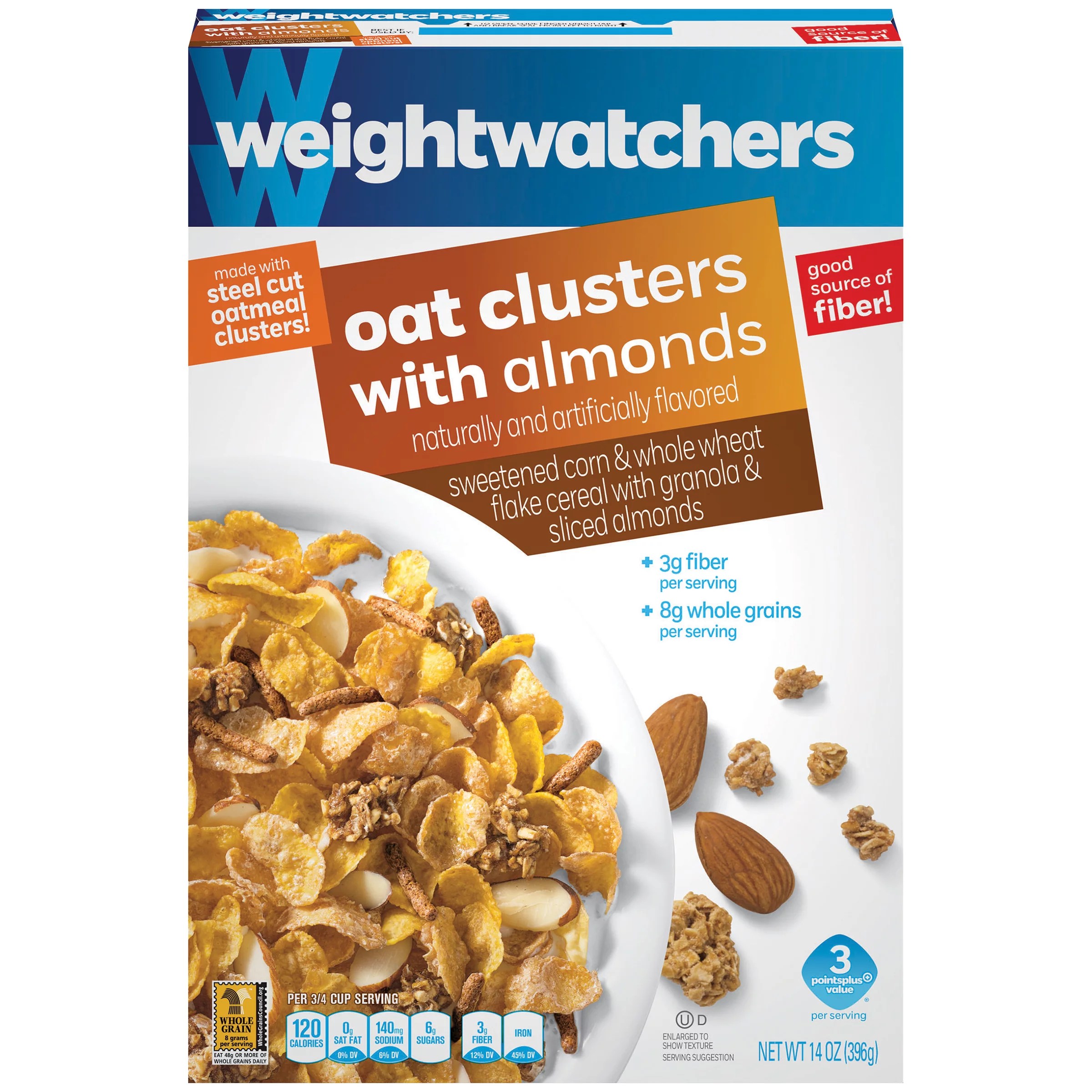 Weight Watchers Oat Clusters With Almonds Shop Granola & Snack Bars