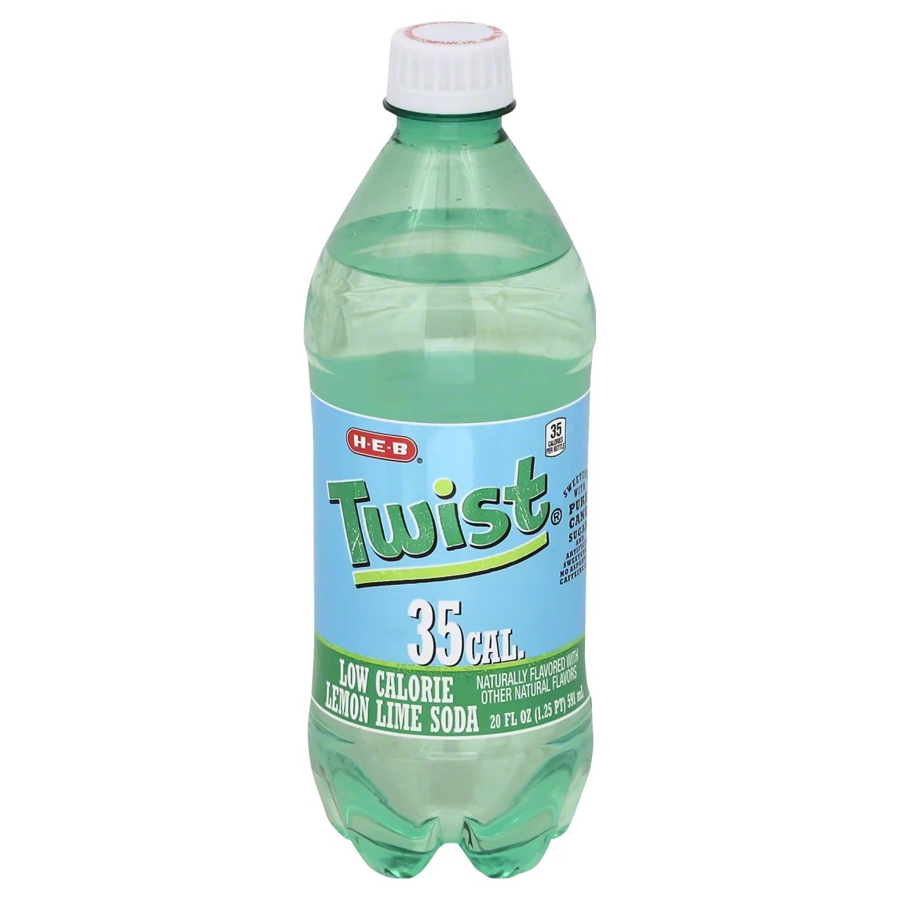 HEB Twist 35 Calorie Pure Cane Sugar Soda Shop Soda at HEB