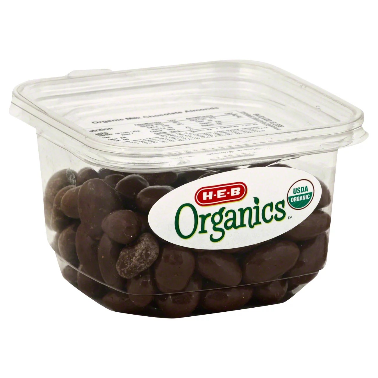 HEB Organics Milk Chocolate Almonds Shop Candy at HEB