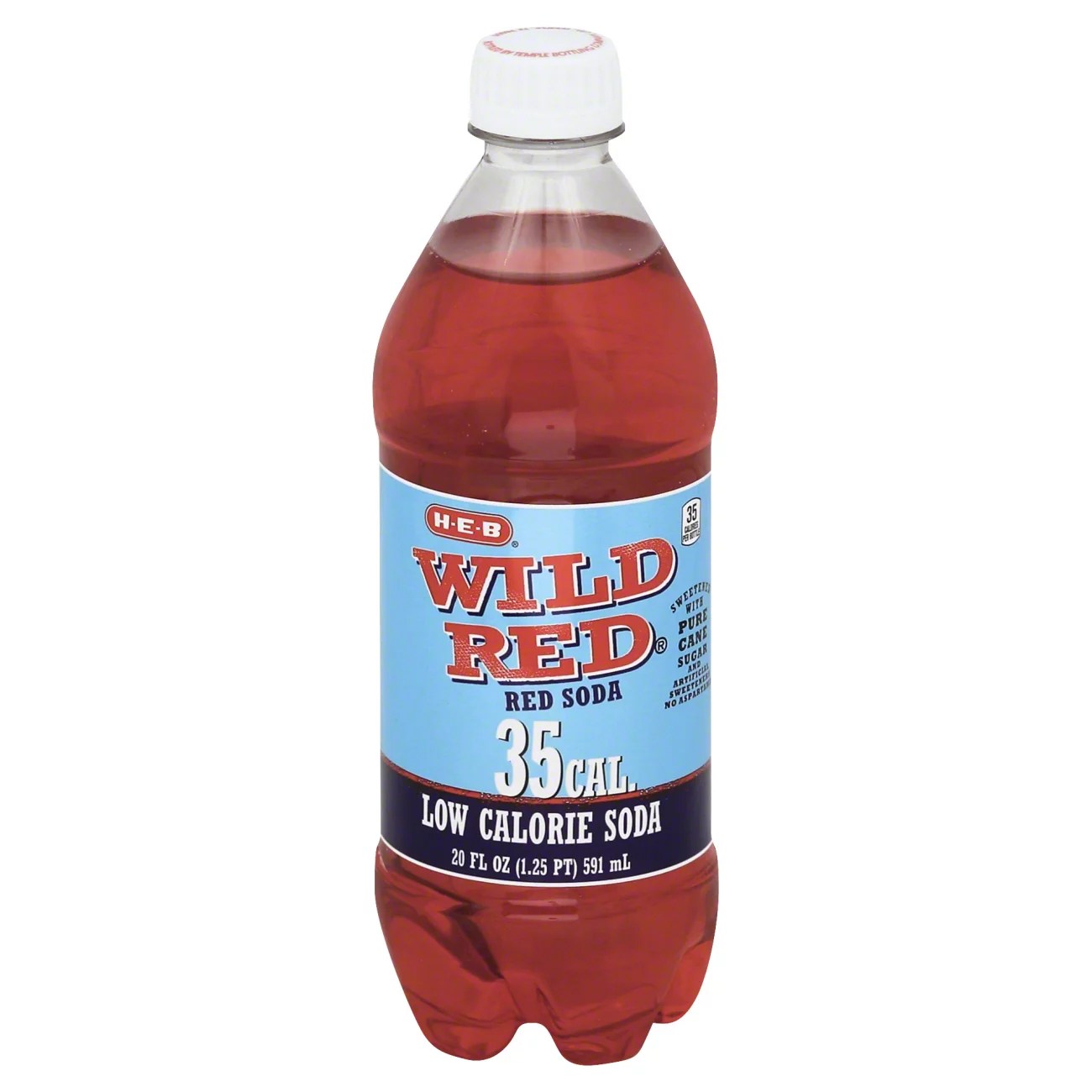 HEB Wild Red 35 Calorie Pure Cane SugarSoda Shop Soda at HEB
