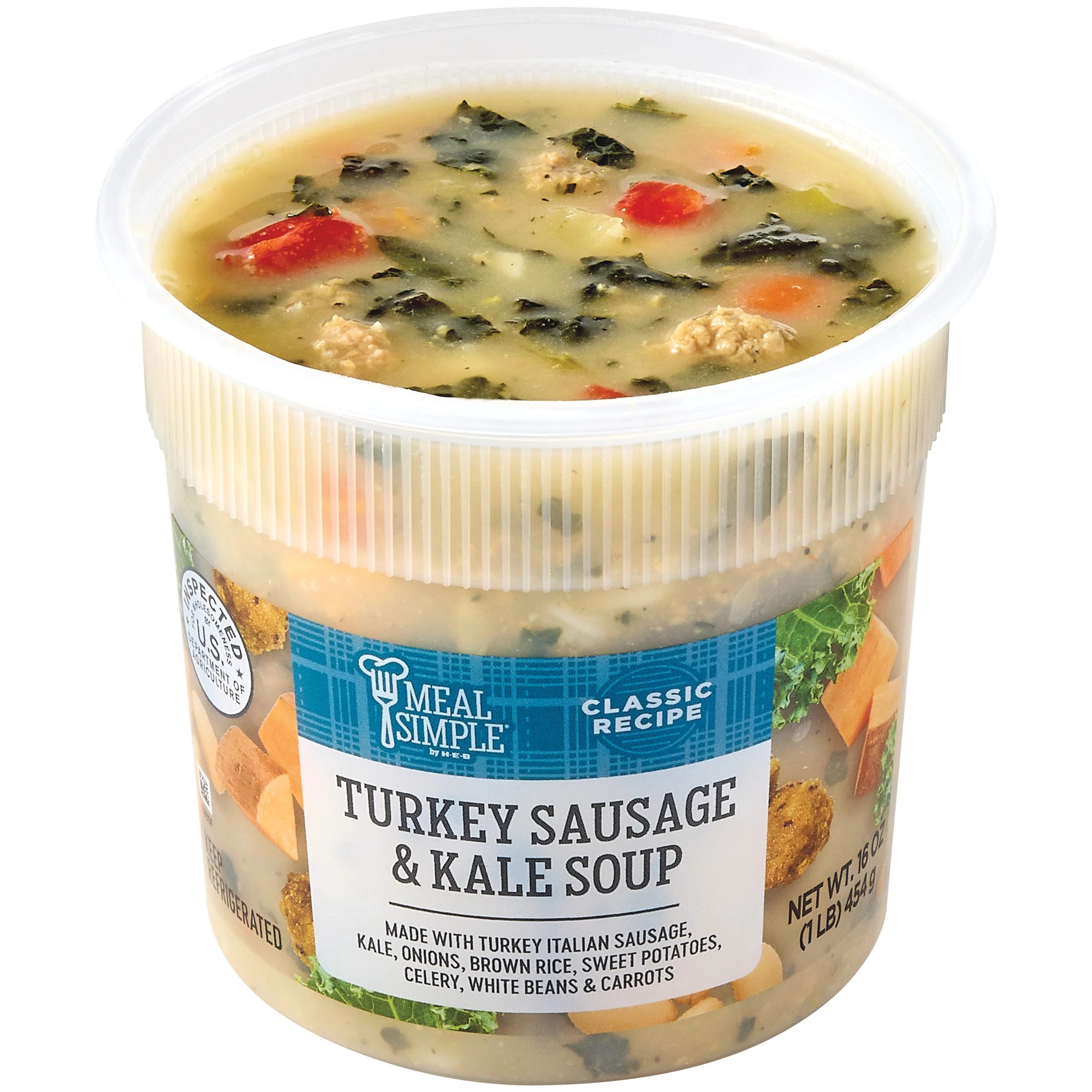 HEB Meal Simple Turkey Sausage and Kale Soup Shop Soup at HEB