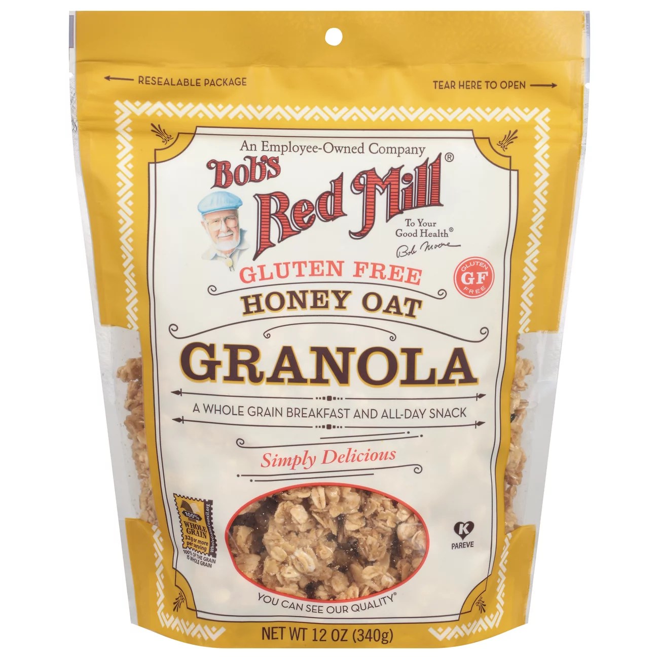 Bob's Red Mill Gluten Free Honey Oat Granola Shop Granola & Snack