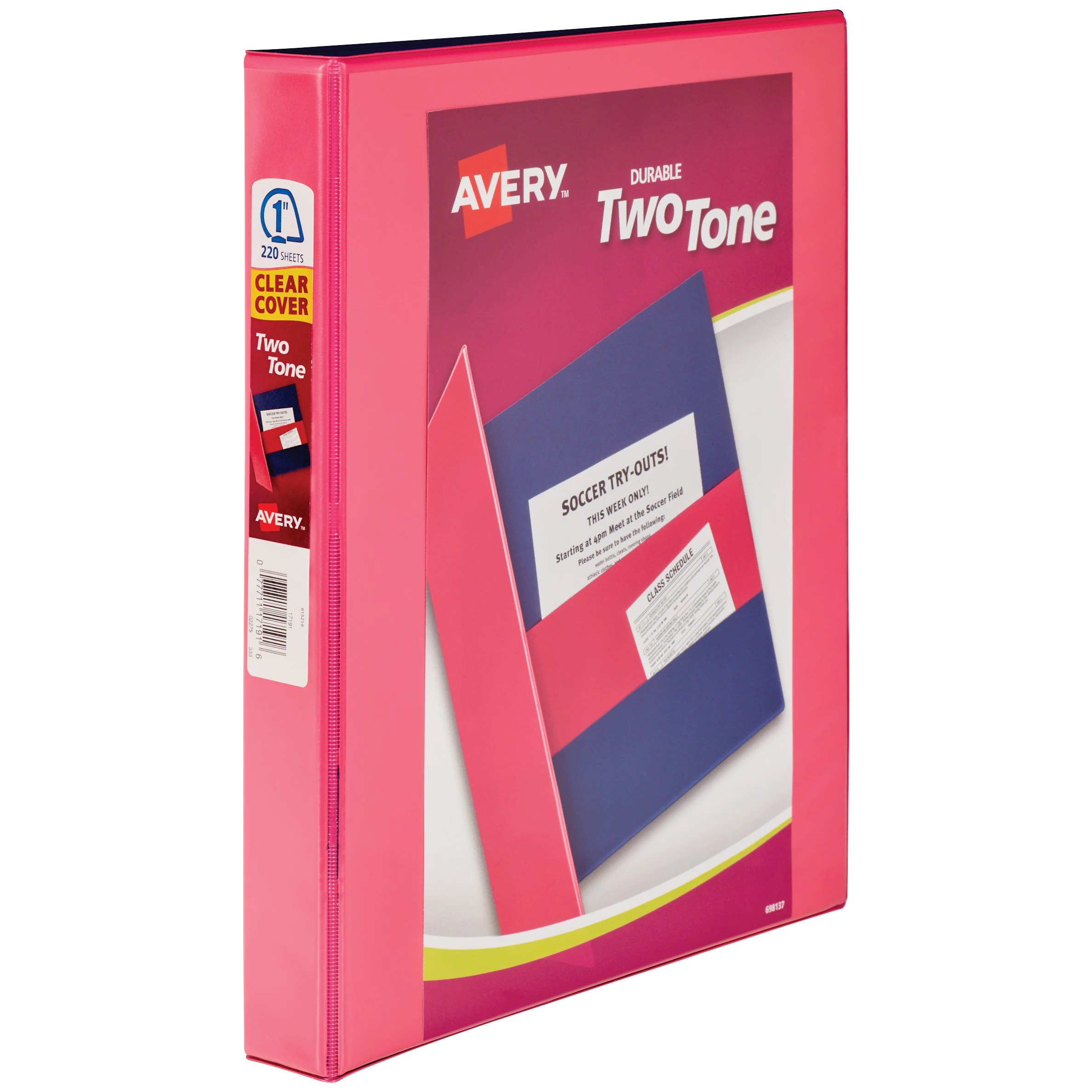Avery Durable Binder Two Tone Assortment Shop Binders at HEB