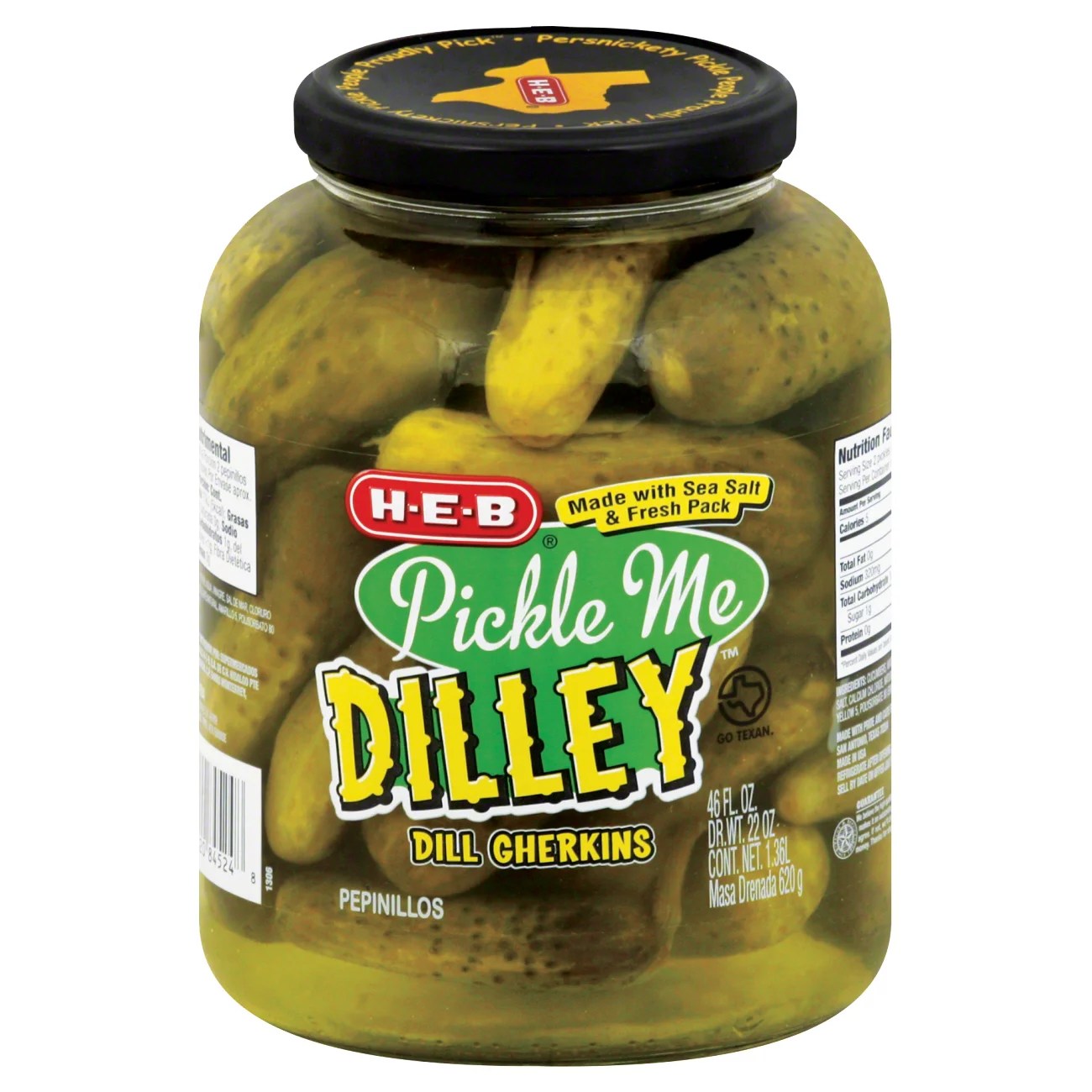HEB Pickle Me Dilley Dill Gherkins Fresh Pack Shop Vegetables at HEB
