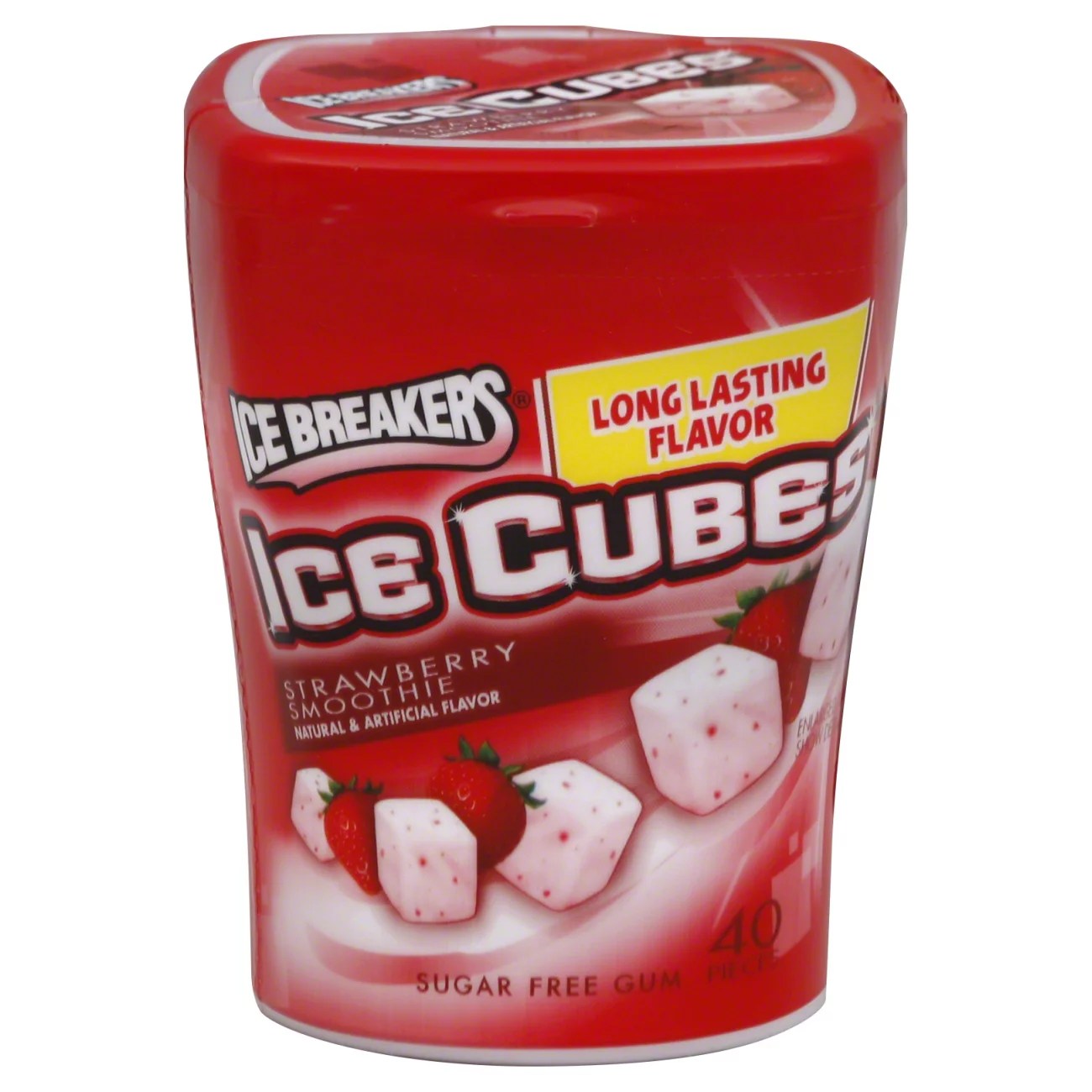 Ice Breakers Strawberry Smoothie Ice Cubes Gum Shop Snacks & Candy at