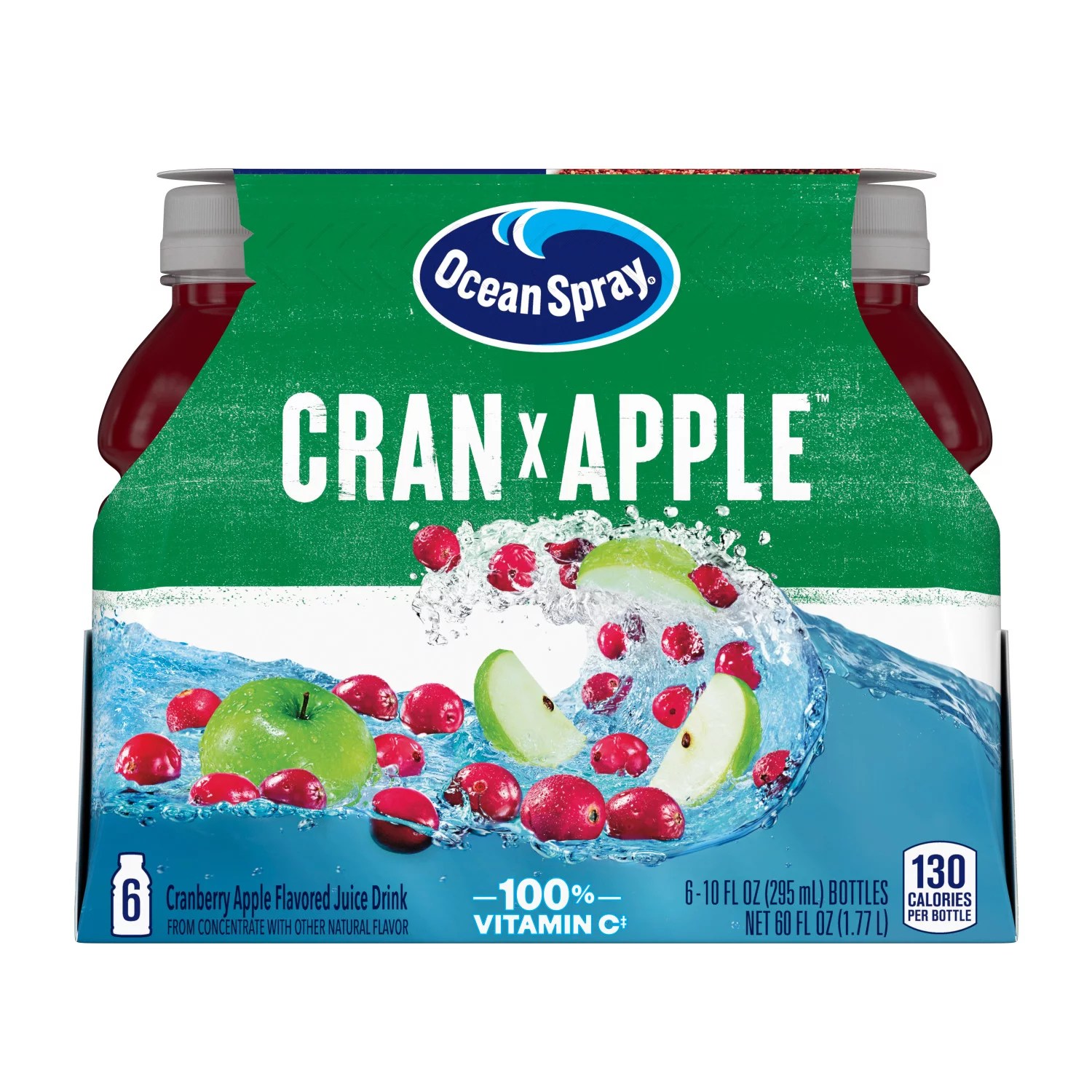 Ocean Spray CranApple Juice 10 oz Bottles Shop Juice at HEB