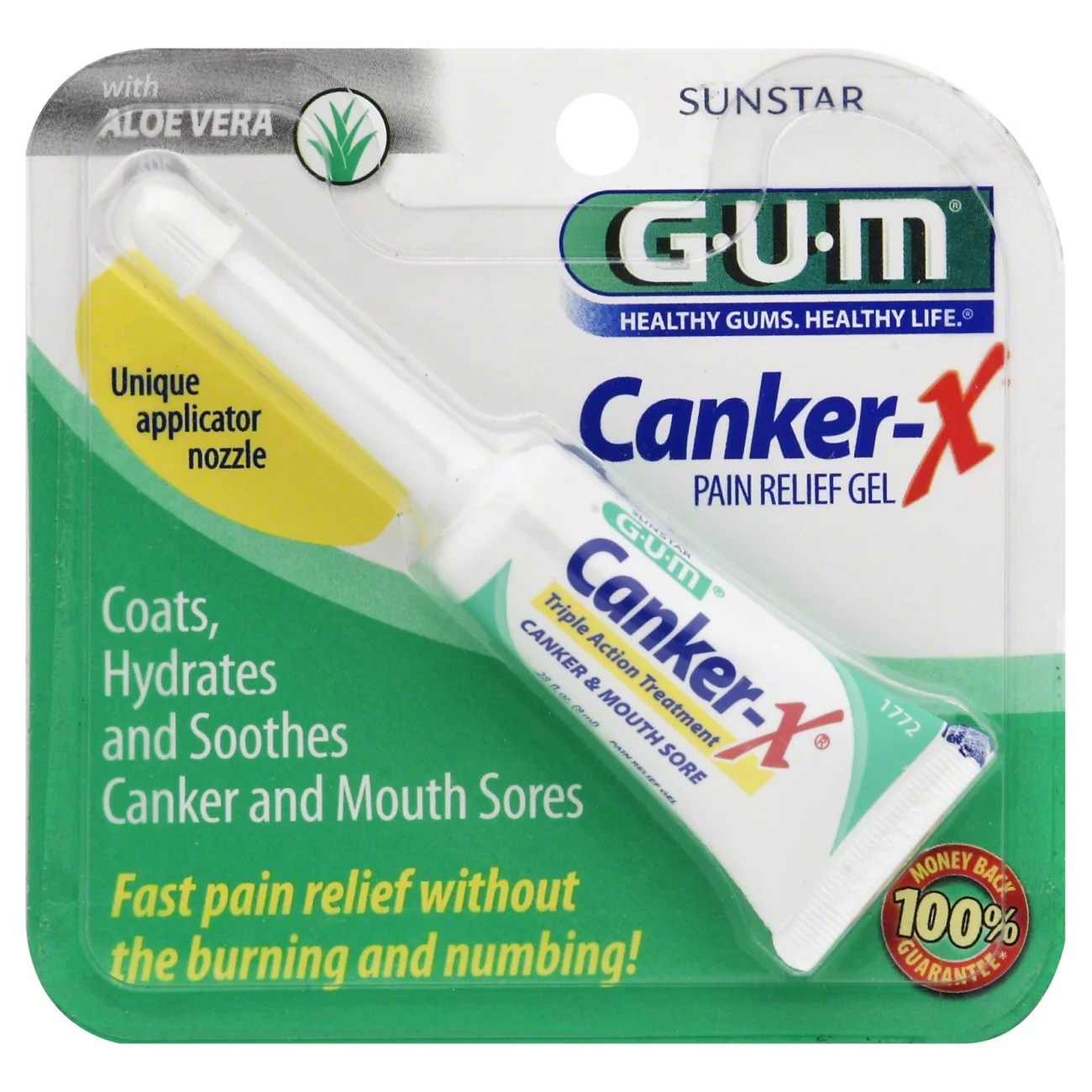 GUM CankerX Pain Relief Gel Shop Oral Pain Relief at HEB