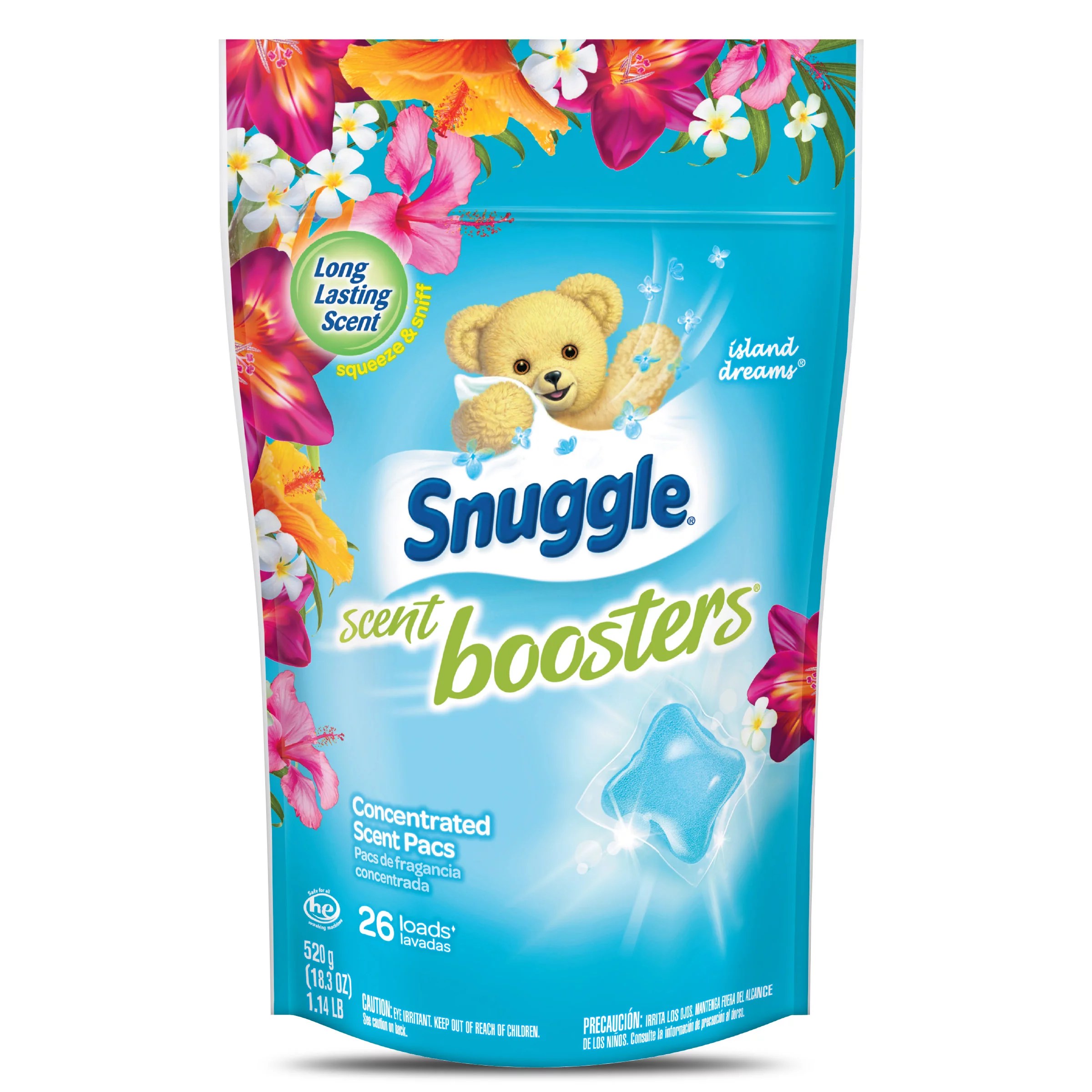 Snuggle Scent Boosters Island Dreams HE Concentrated Scent Pacs Shop