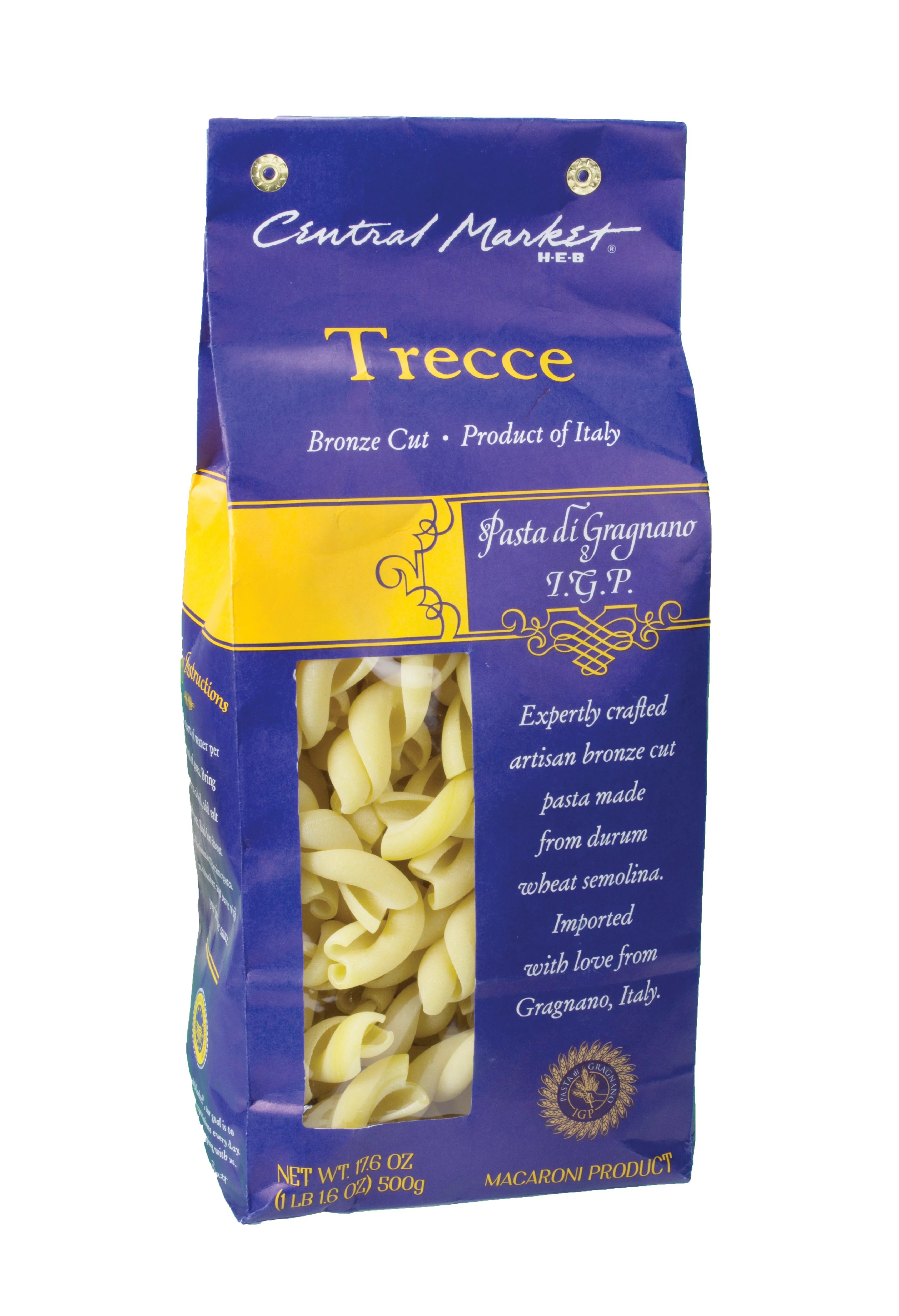 Central Market Trecce Pasta di Gragnano Shop Pasta at HEB