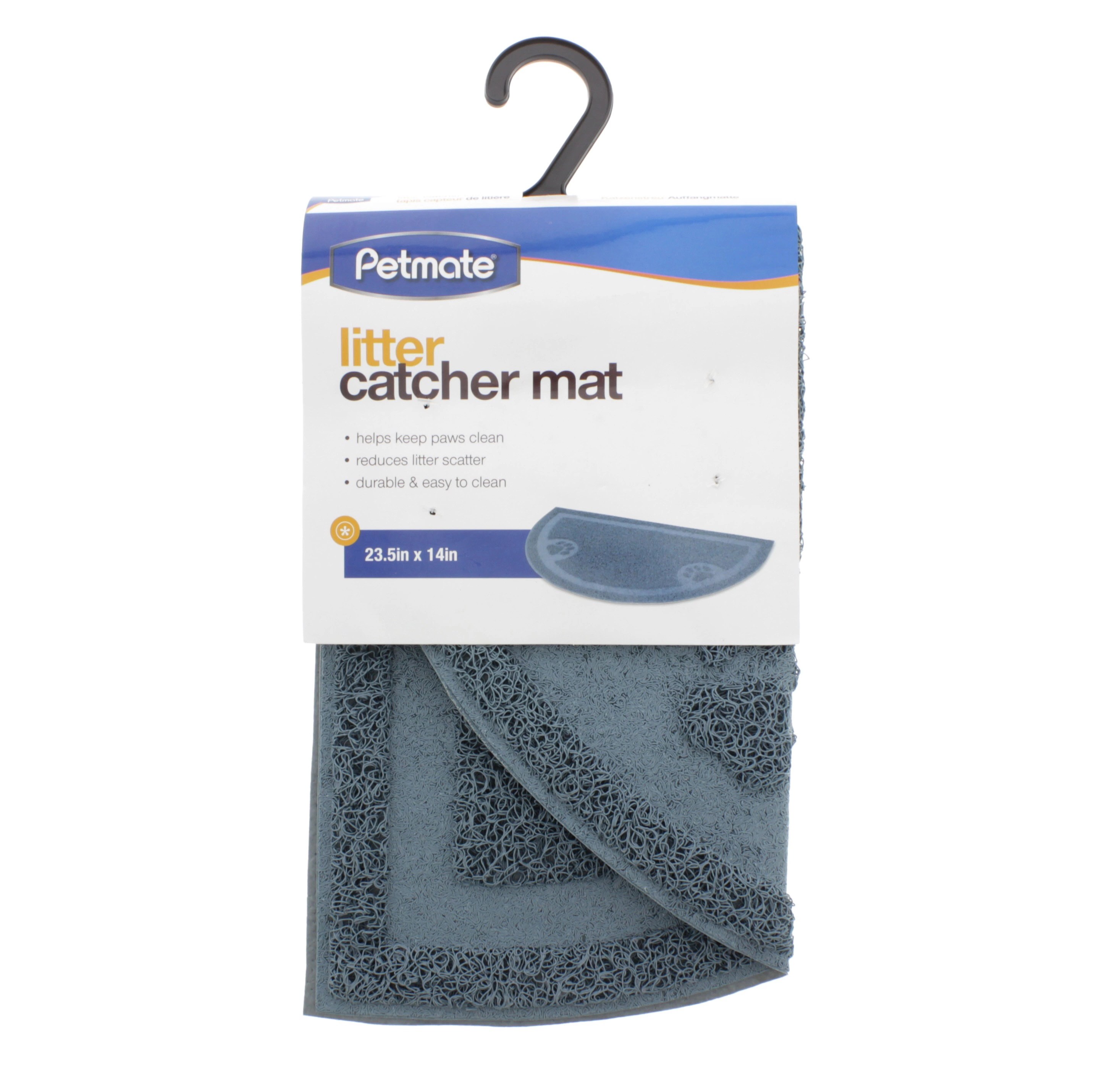 Petmate 1/2 Circle Litter Catcher Mat Shop Litter & Litter Boxes at HEB