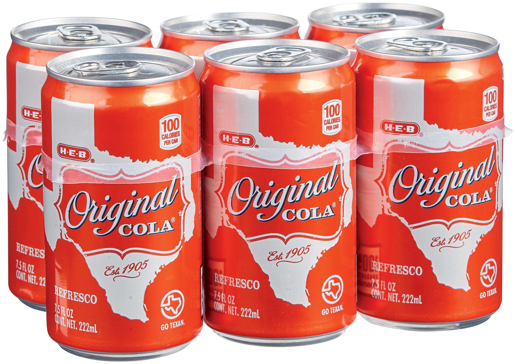 HEB Original Cola 7.5 oz Cans Shop Soda at HEB