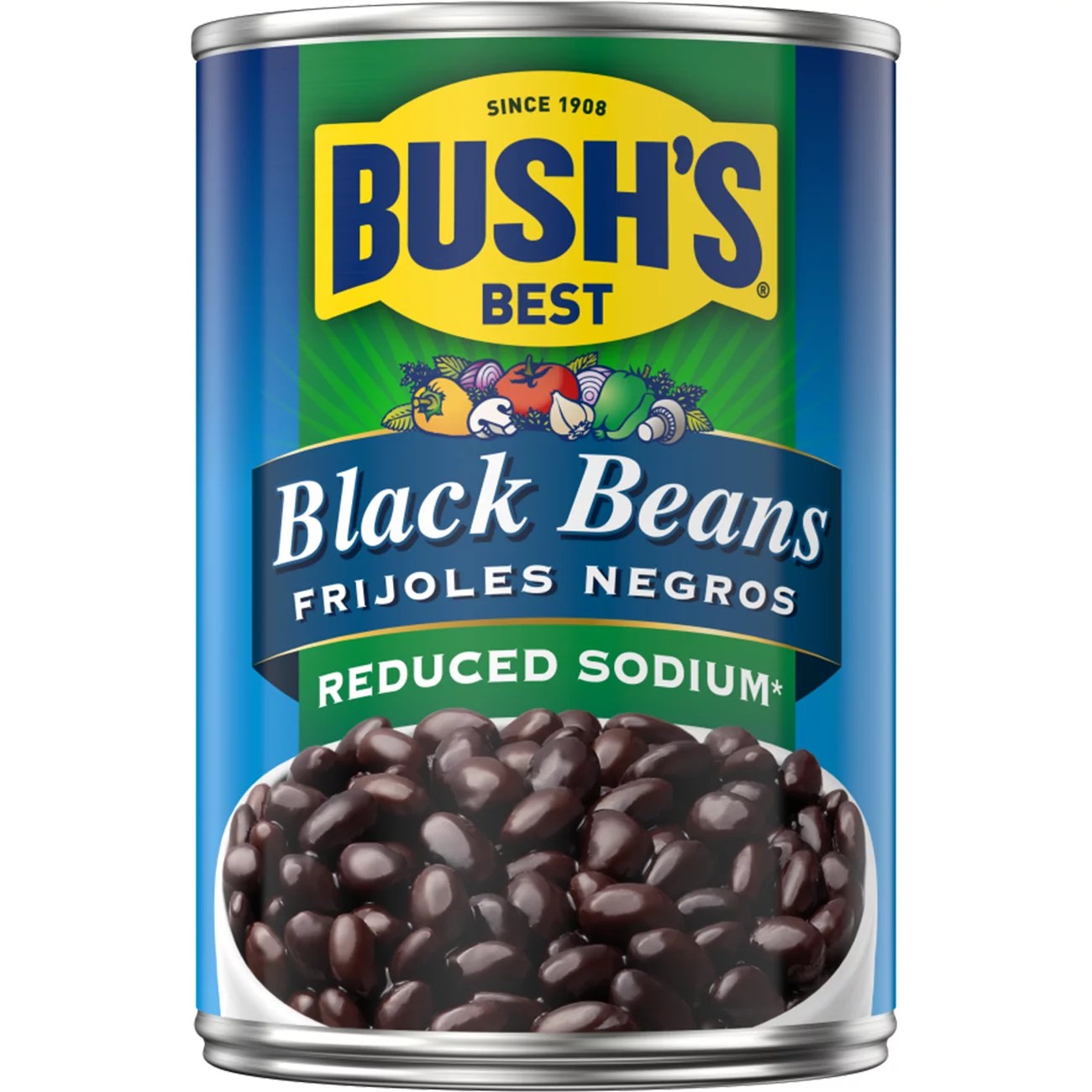 Bush's Best Reduced Sodium Black Beans Shop Canned & Dried Food at HEB